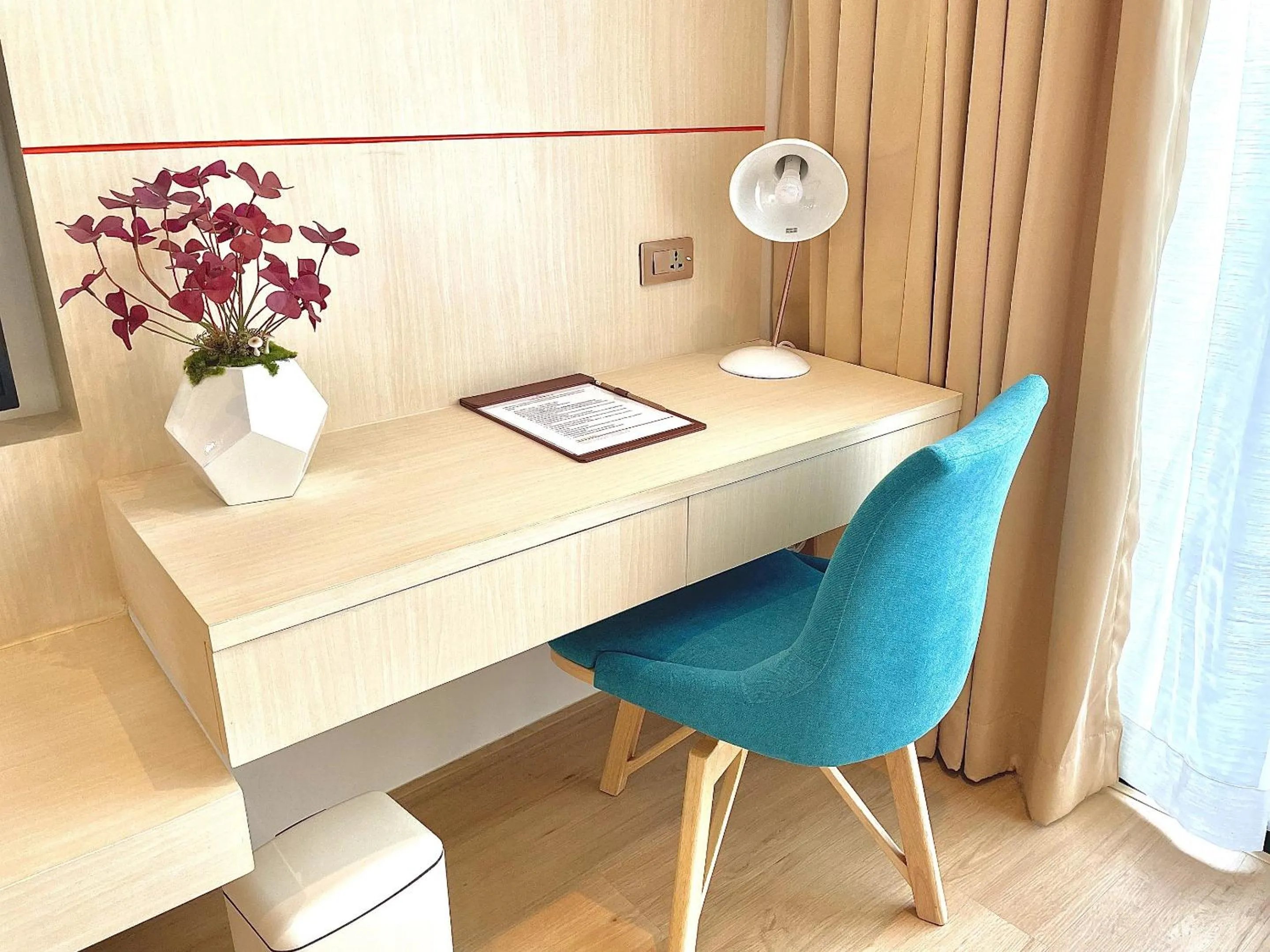 Seating area in The Poem Hotel