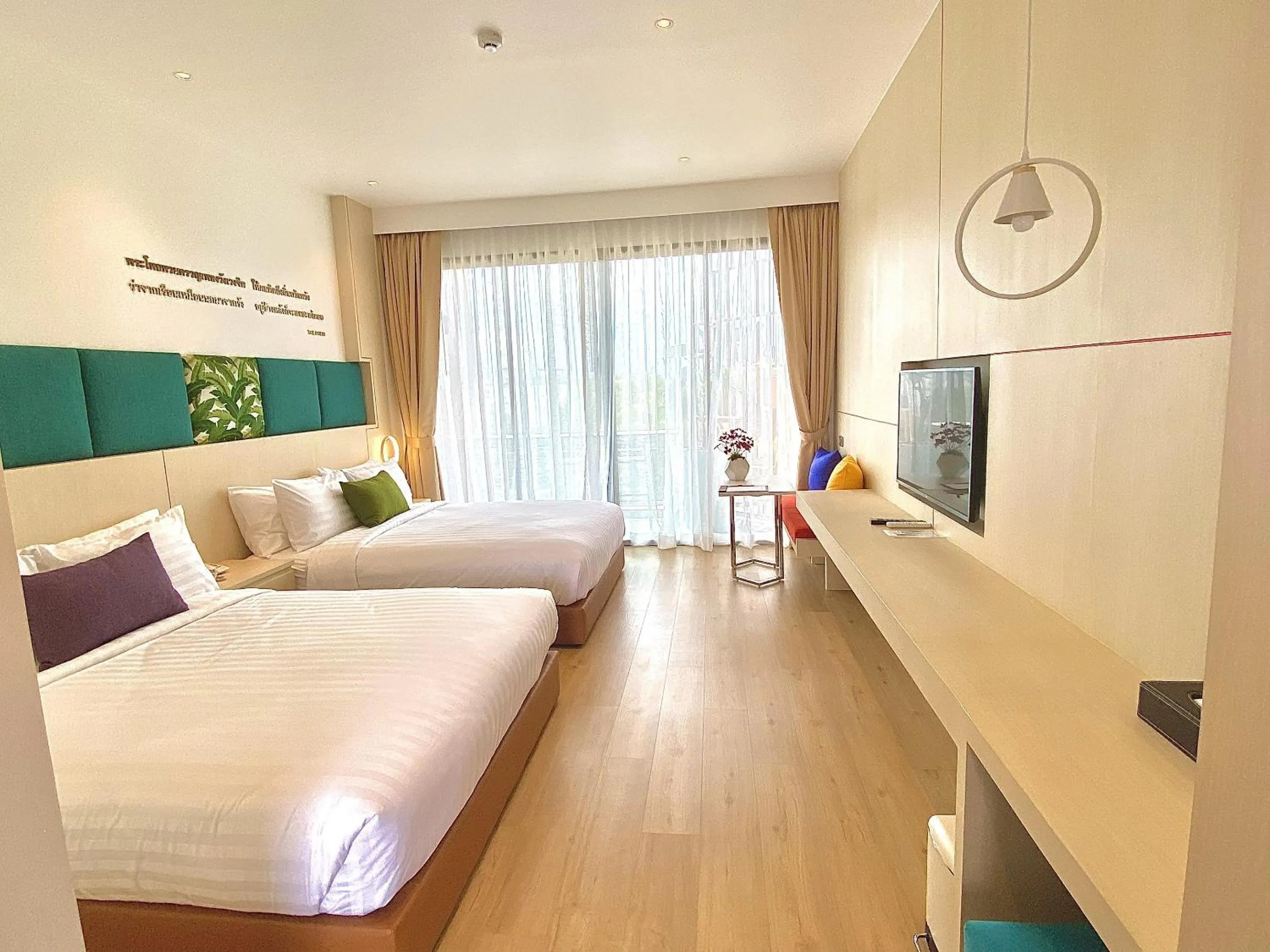 Bed in The Poem Hotel