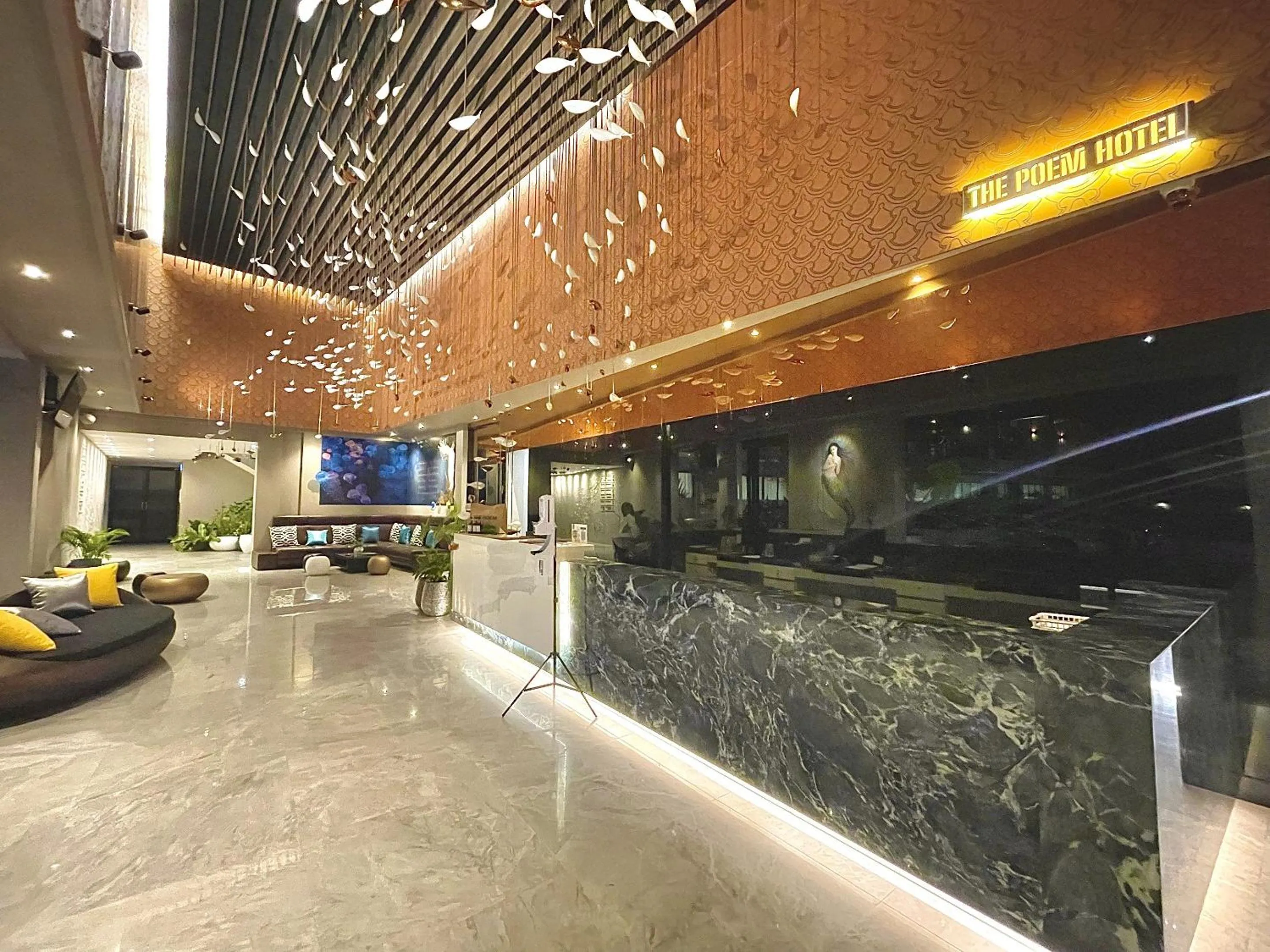 Lobby or reception in The Poem Hotel