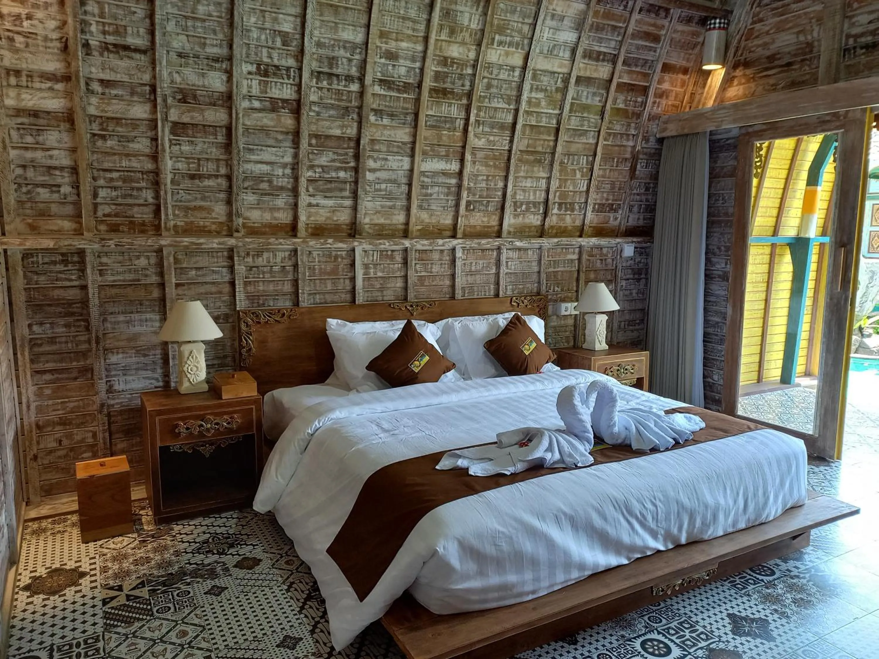 Bedroom, Bed in Villa Telaga Wana