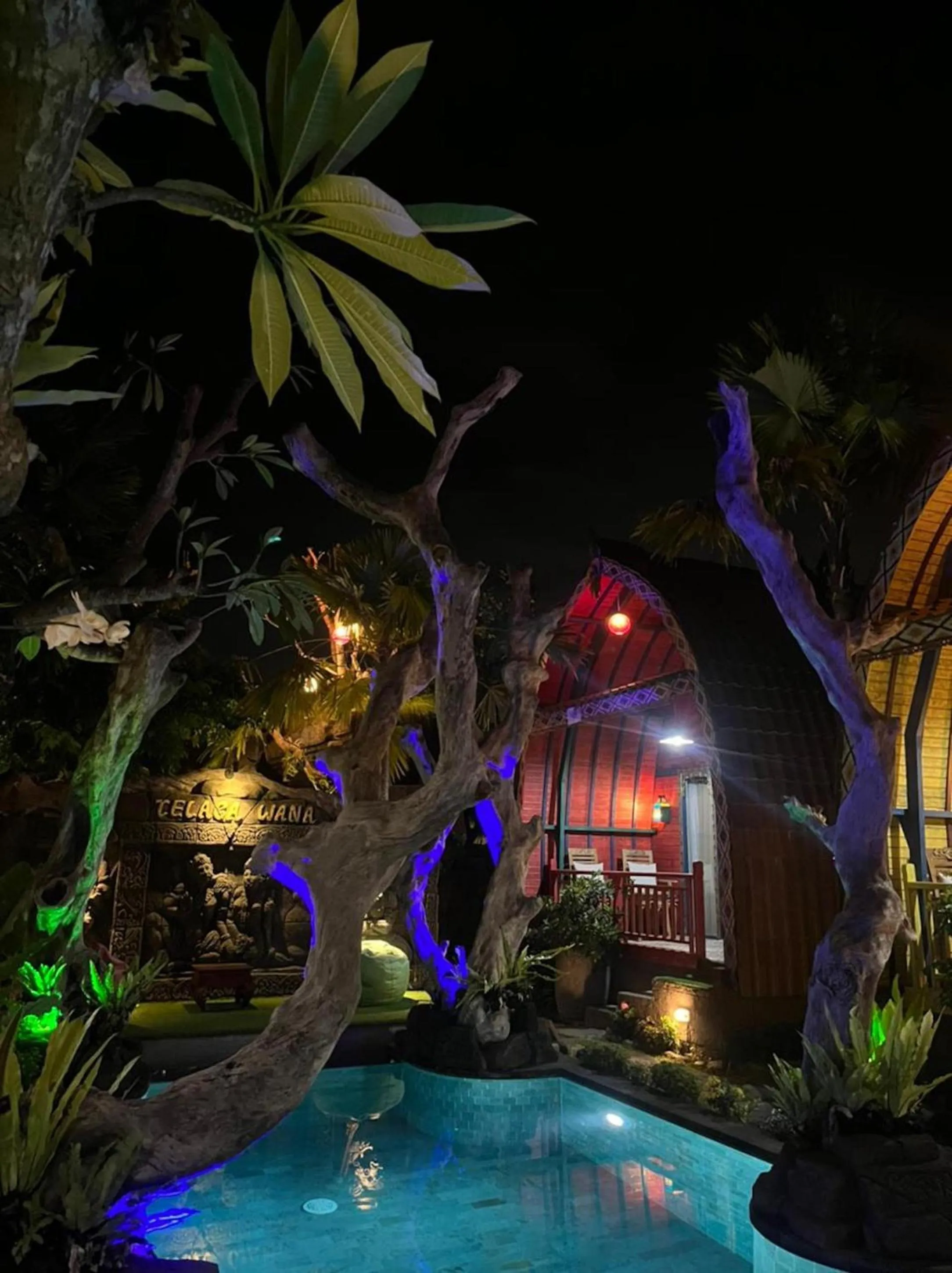 Swimming pool in Villa Telaga Wana