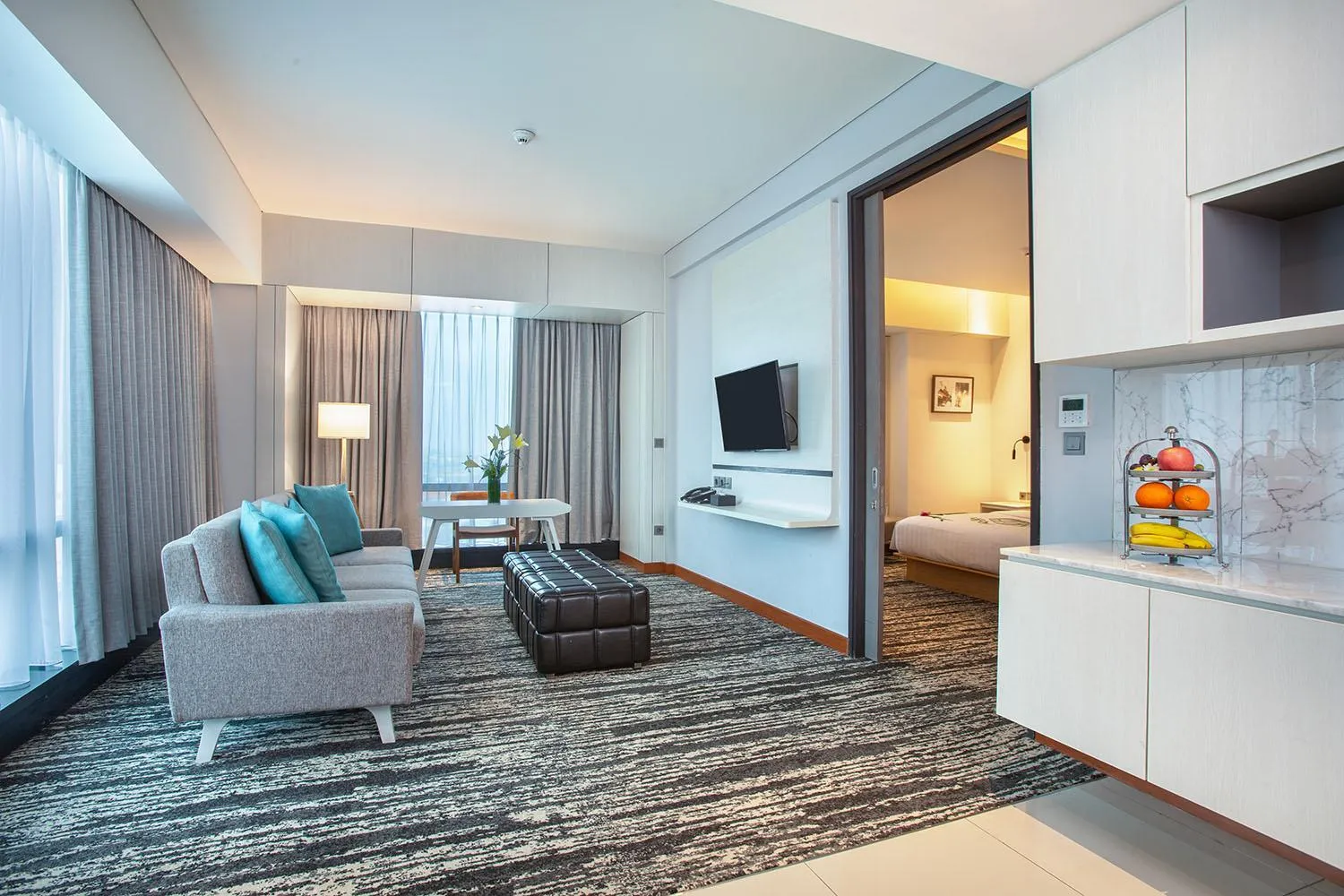 Living room in THE 1O1 Jakarta Airport CBC