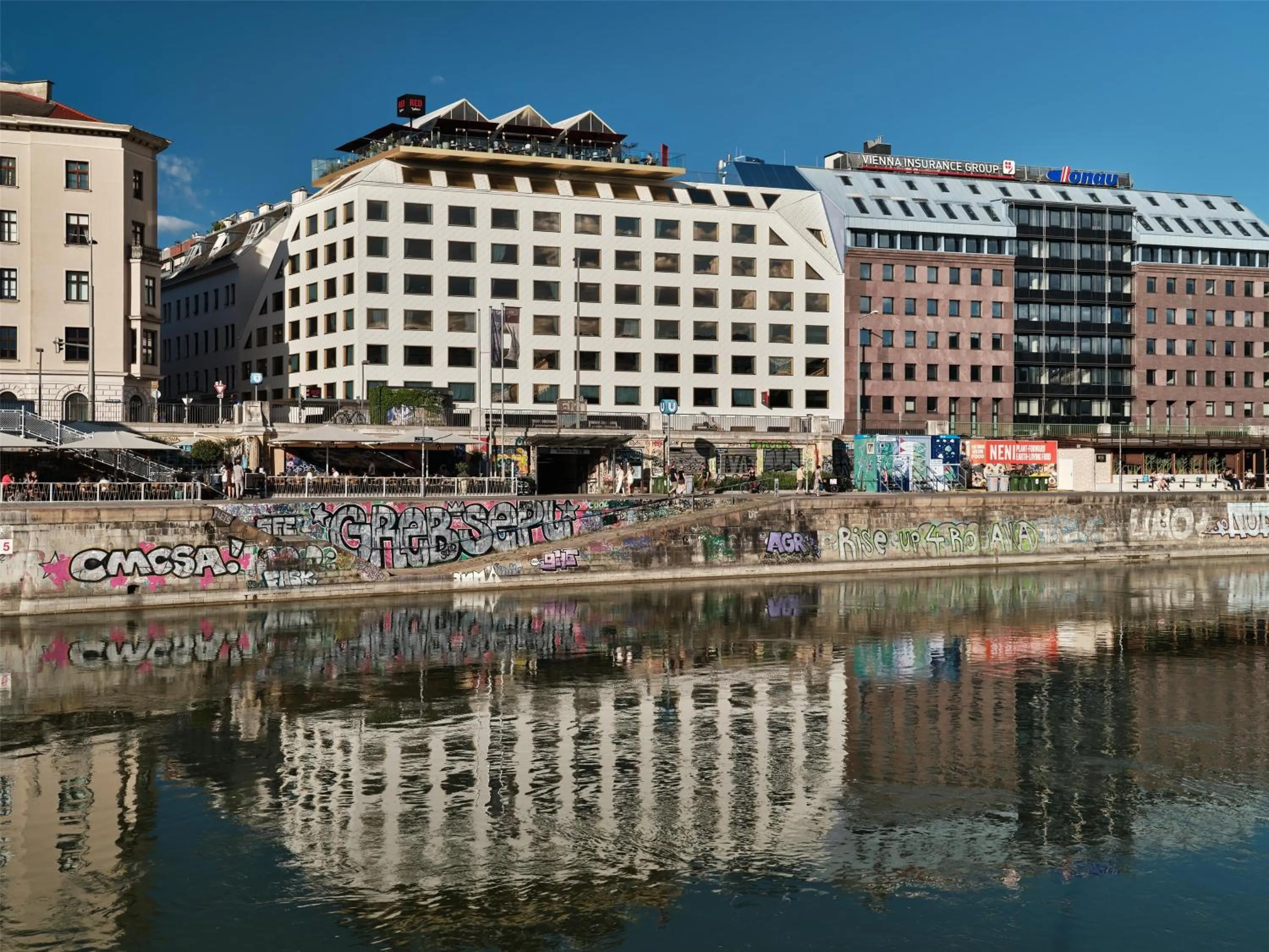 Property building in Radisson RED Hotel, Vienna