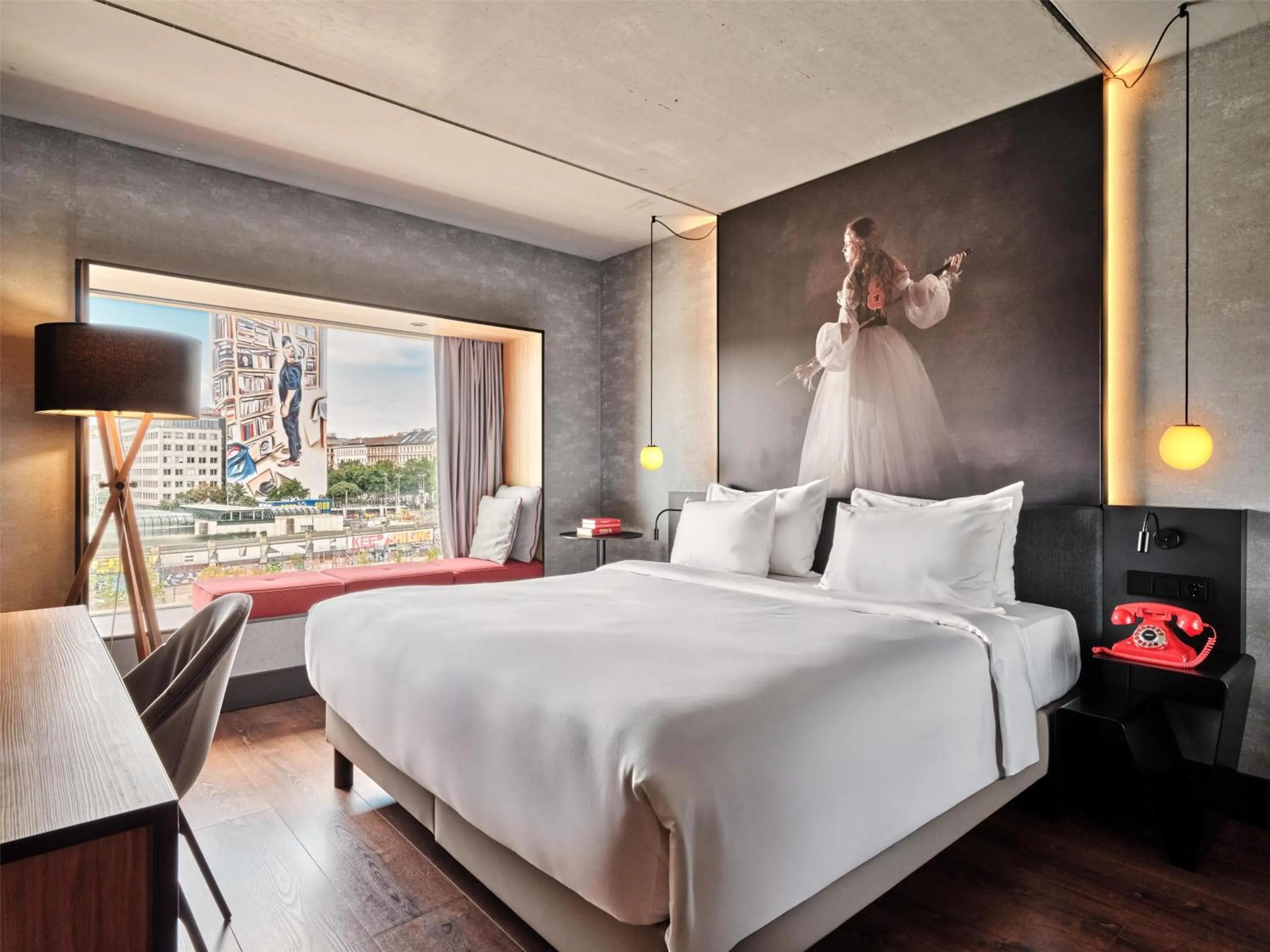 Bedroom, Bed in Radisson RED Hotel, Vienna