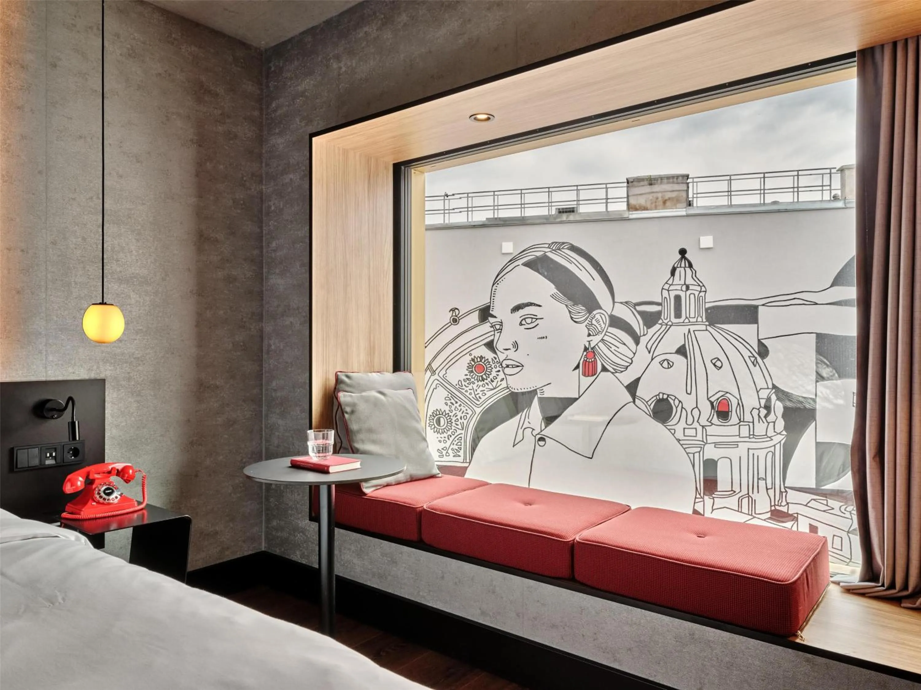 Bedroom, Bed in Radisson RED Hotel, Vienna