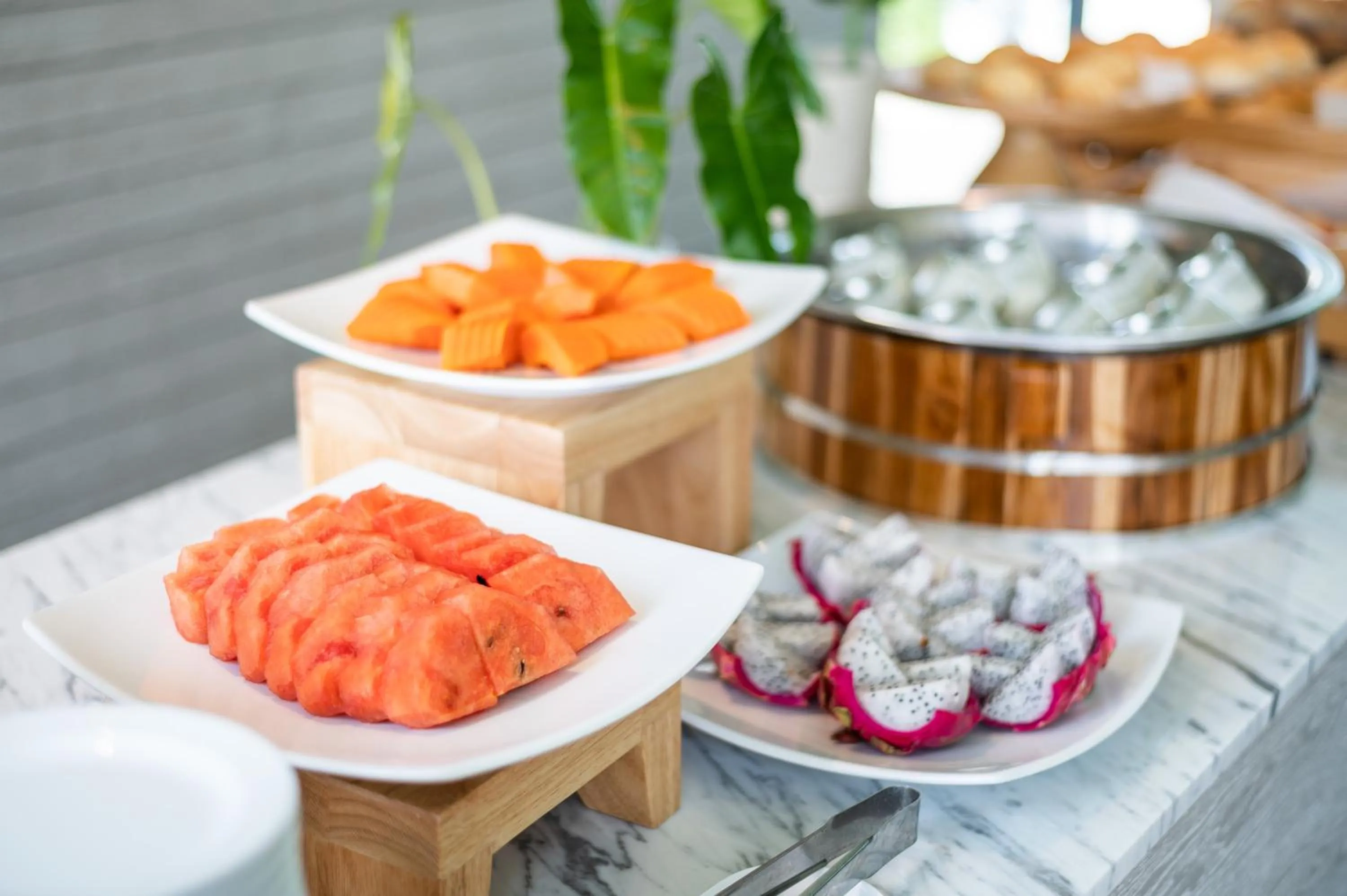 Buffet breakfast in Manhattan Pattaya Hotel - SHA Extra Plus