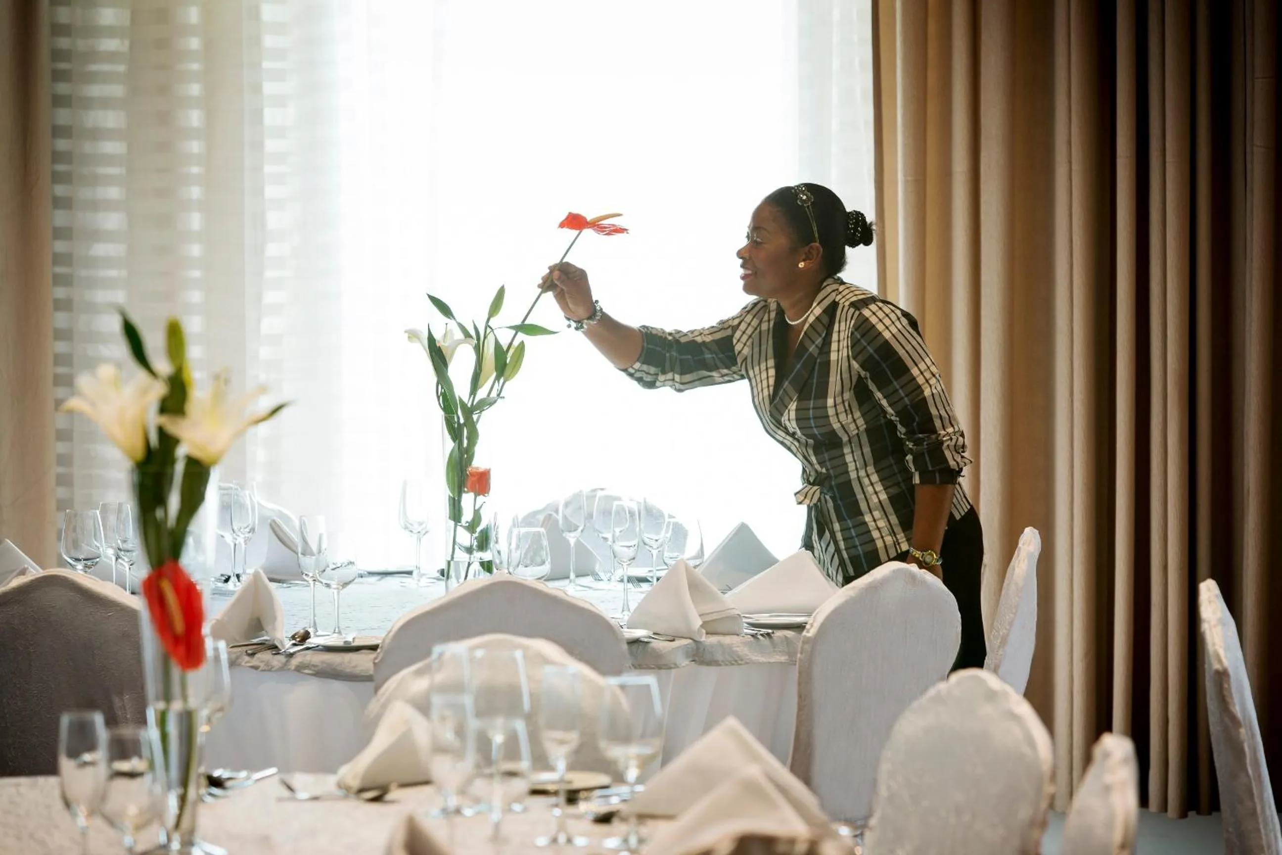 Staff in Lagos Continental Hotel