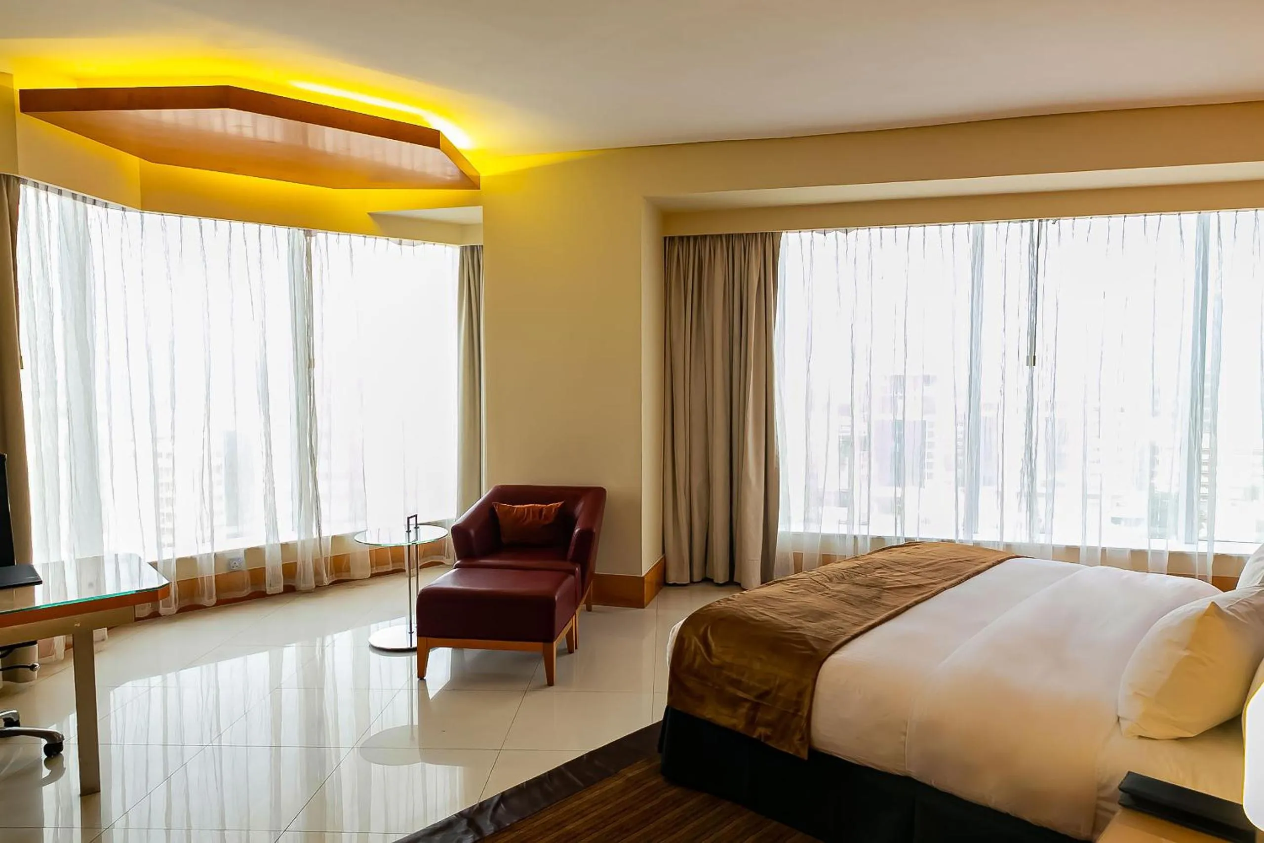 Bed in Lagos Continental Hotel