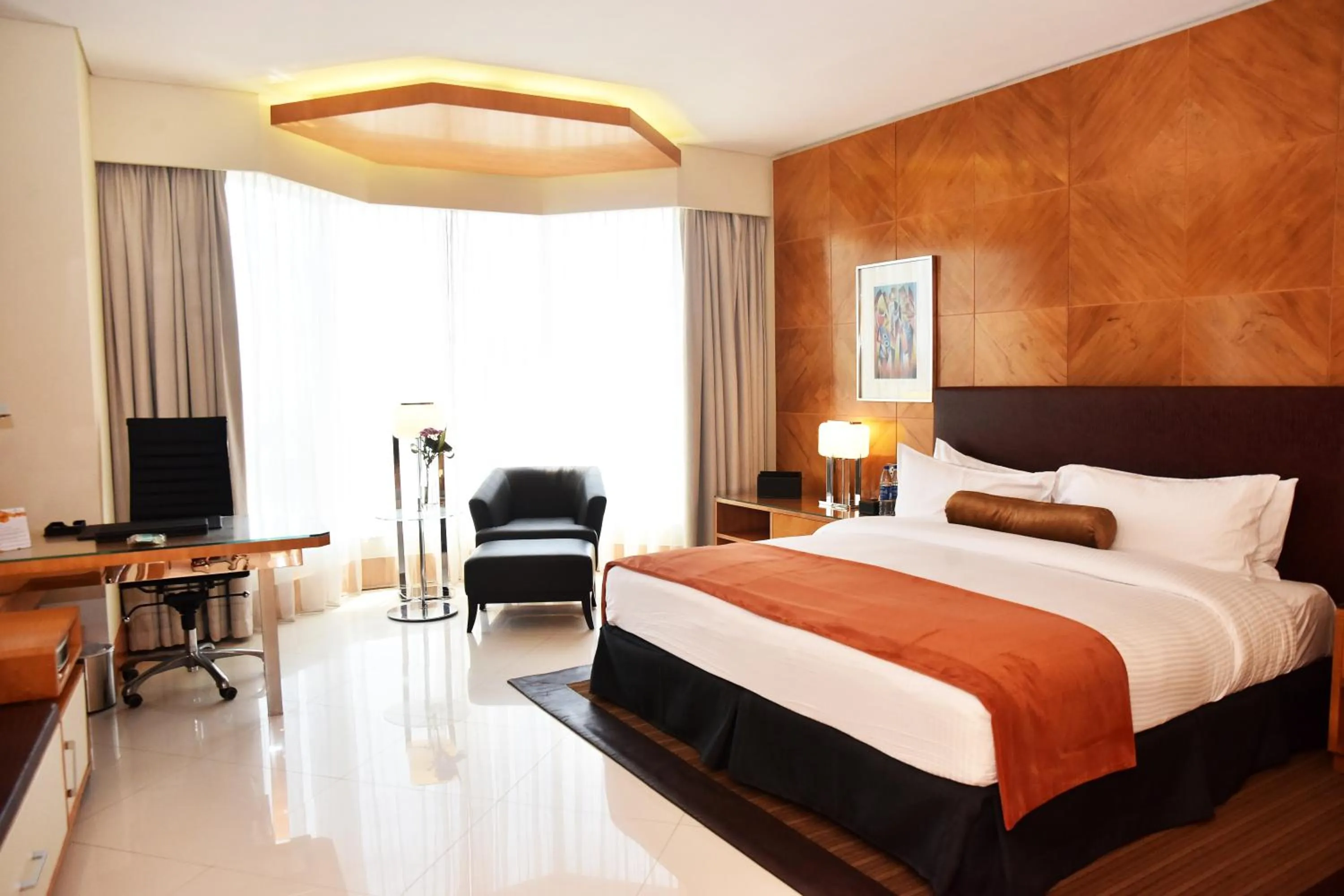 Bed in Lagos Continental Hotel