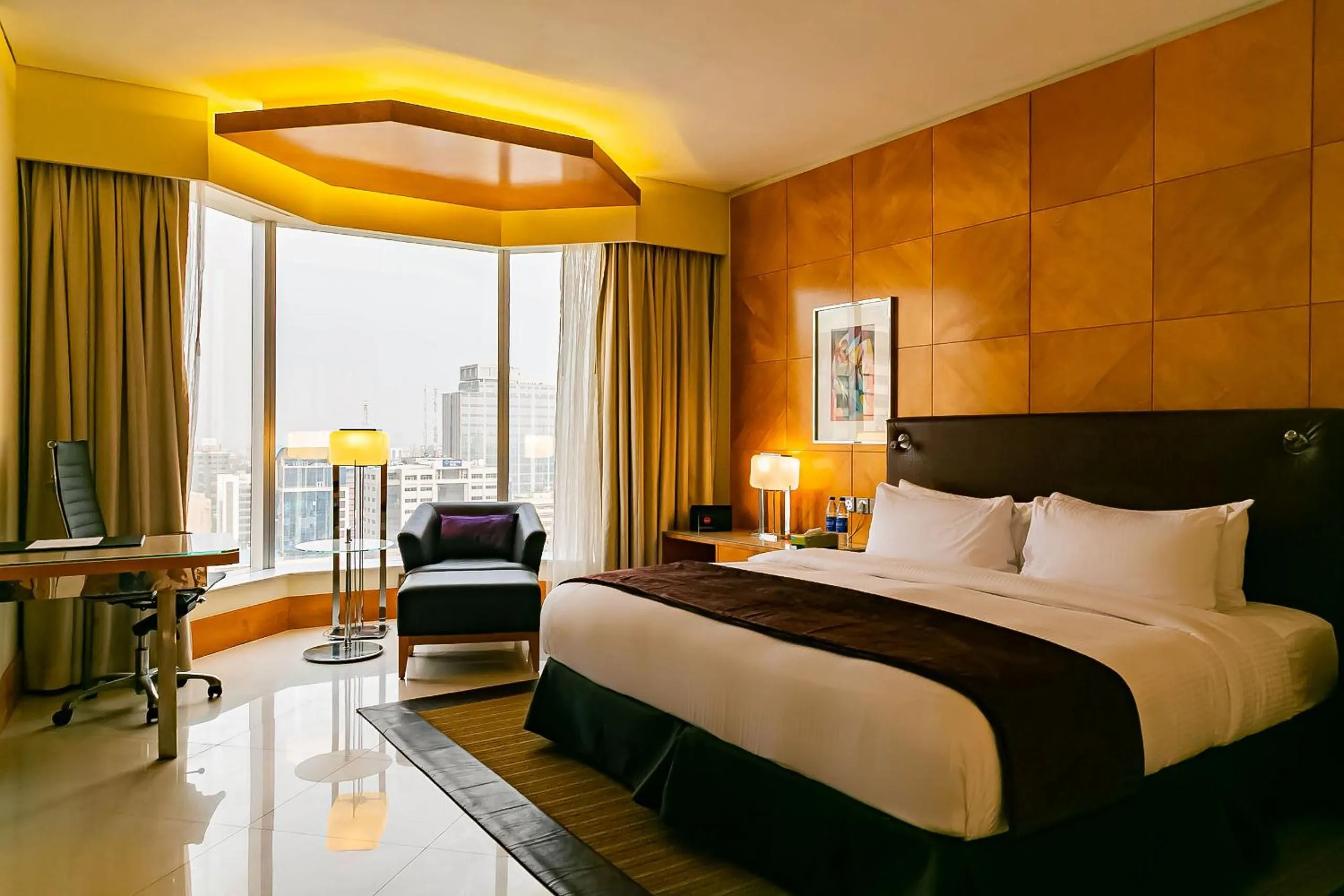 Bed in Lagos Continental Hotel