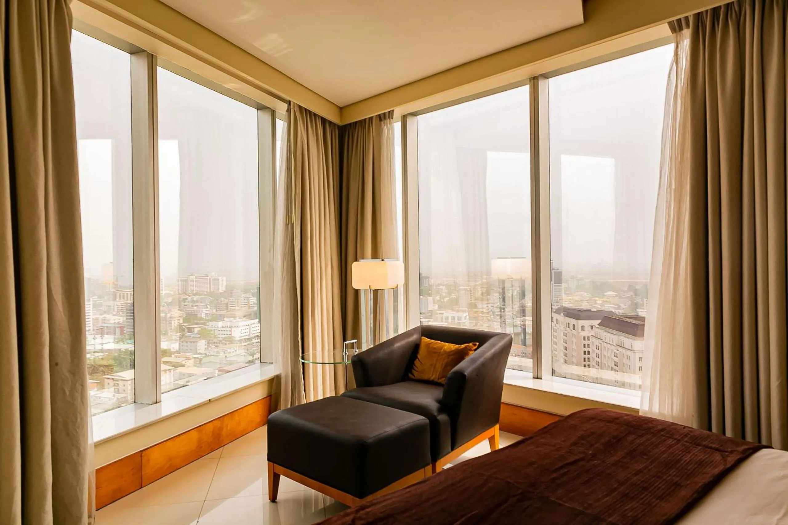City view in Lagos Continental Hotel