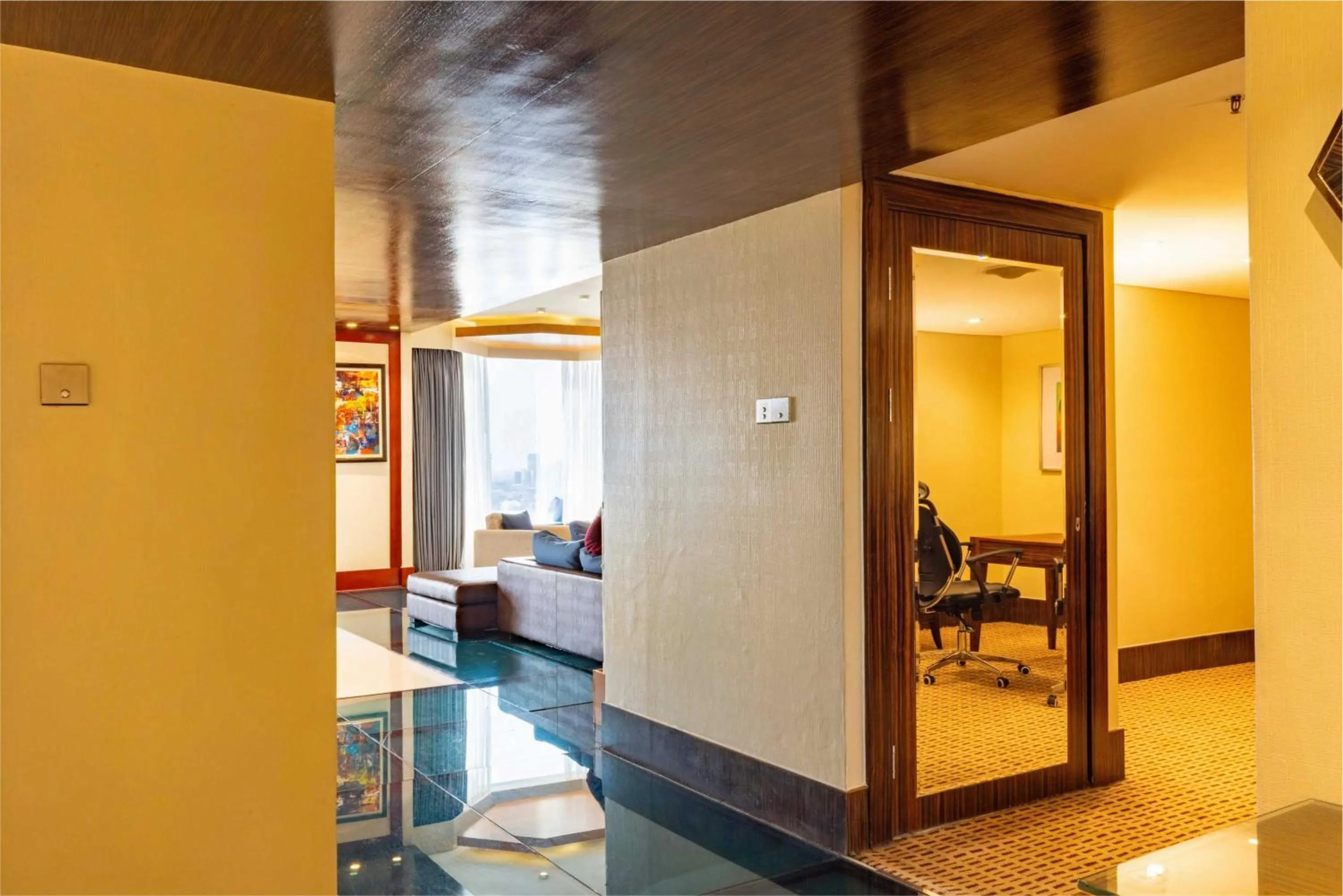 Living room in Lagos Continental Hotel