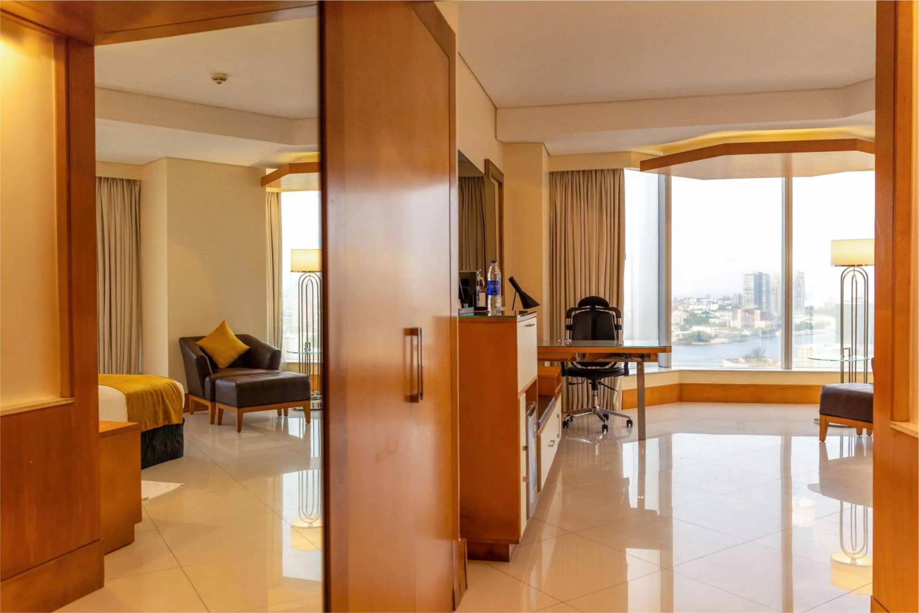 Living room in Lagos Continental Hotel