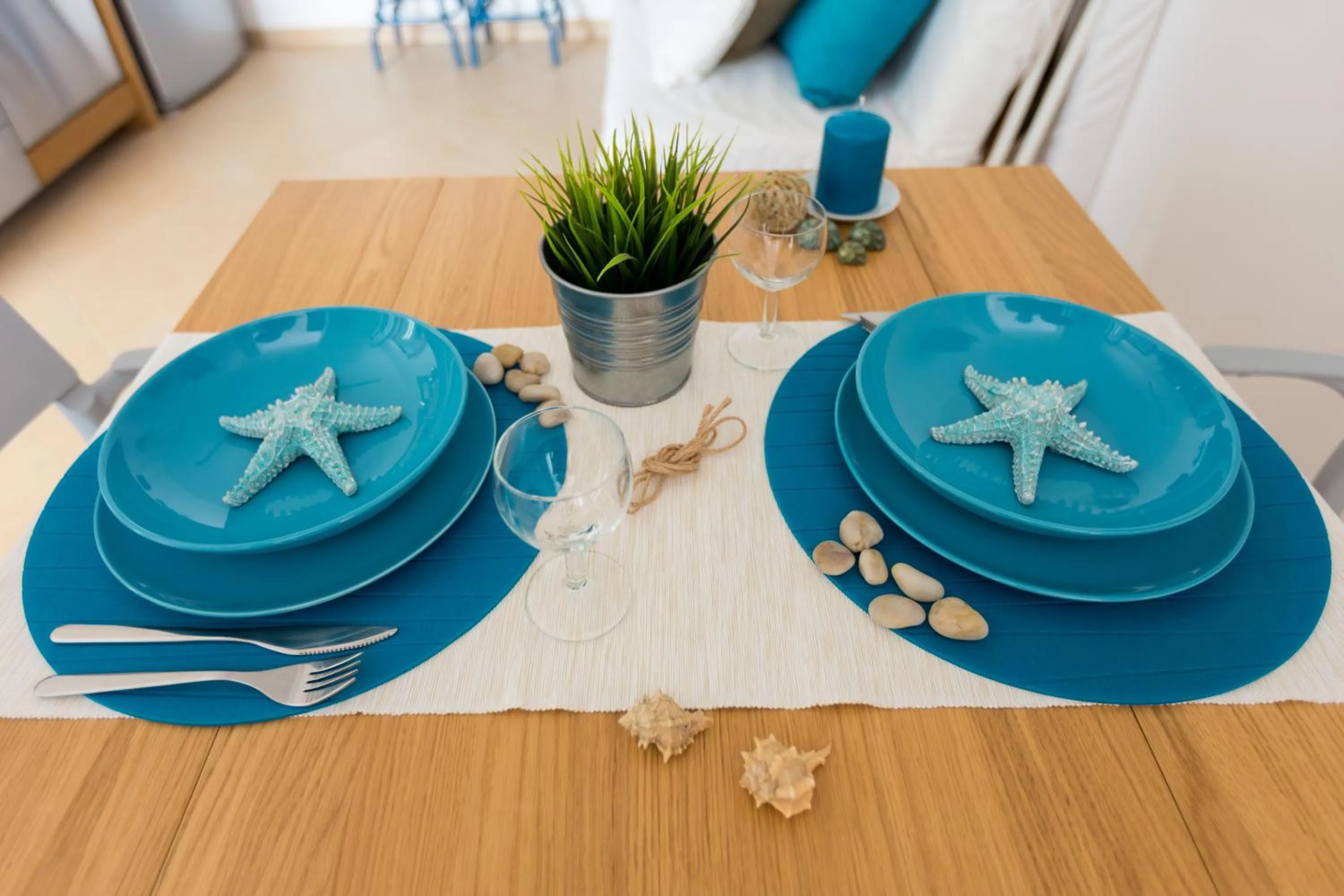 Dining area in Isola Blu