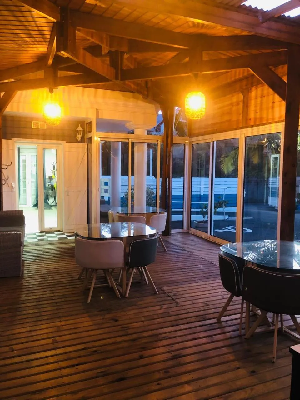 Patio in Lindsey Hôtel