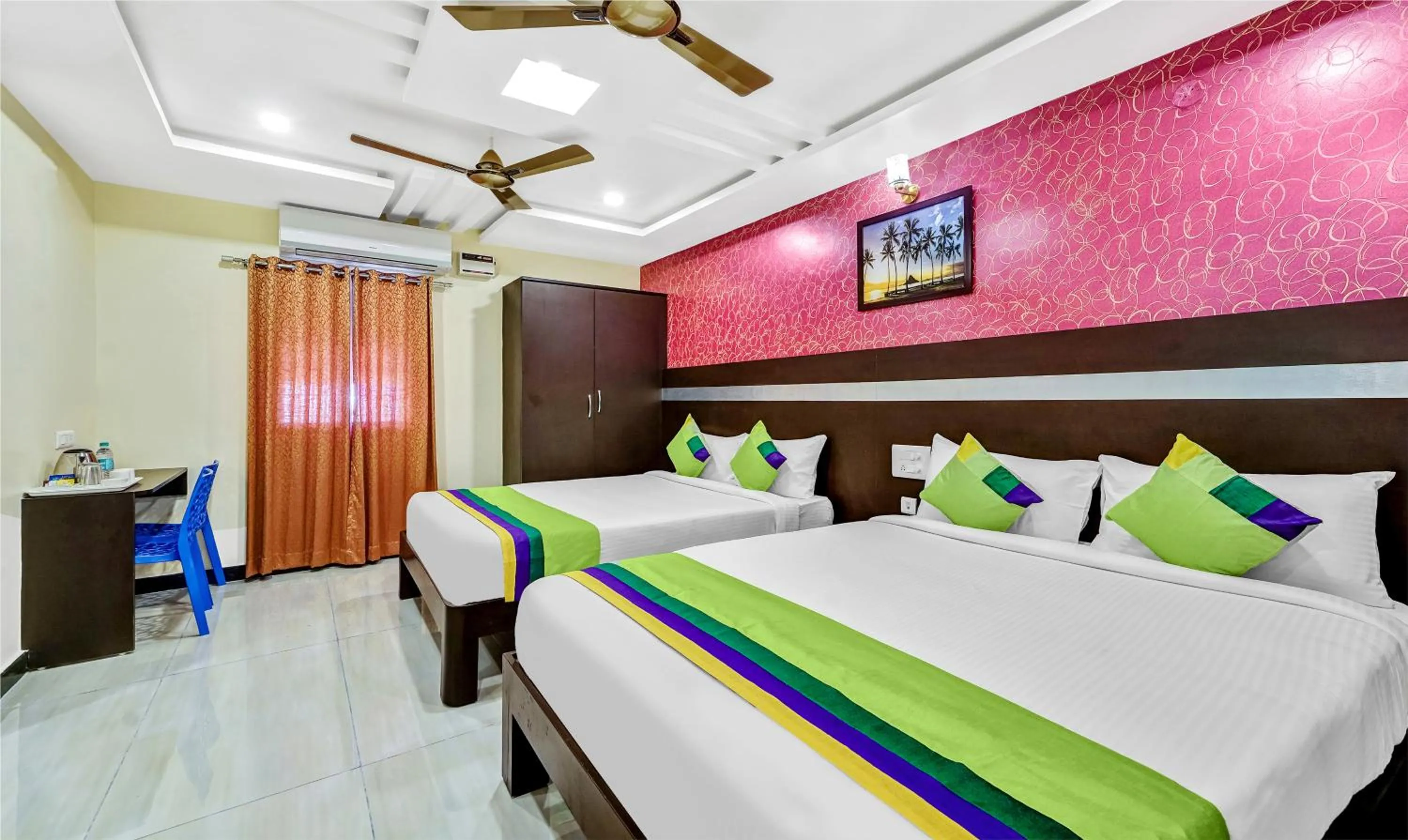 Bedroom, Bed in Treebo Sripadha Residency Alipiri Road