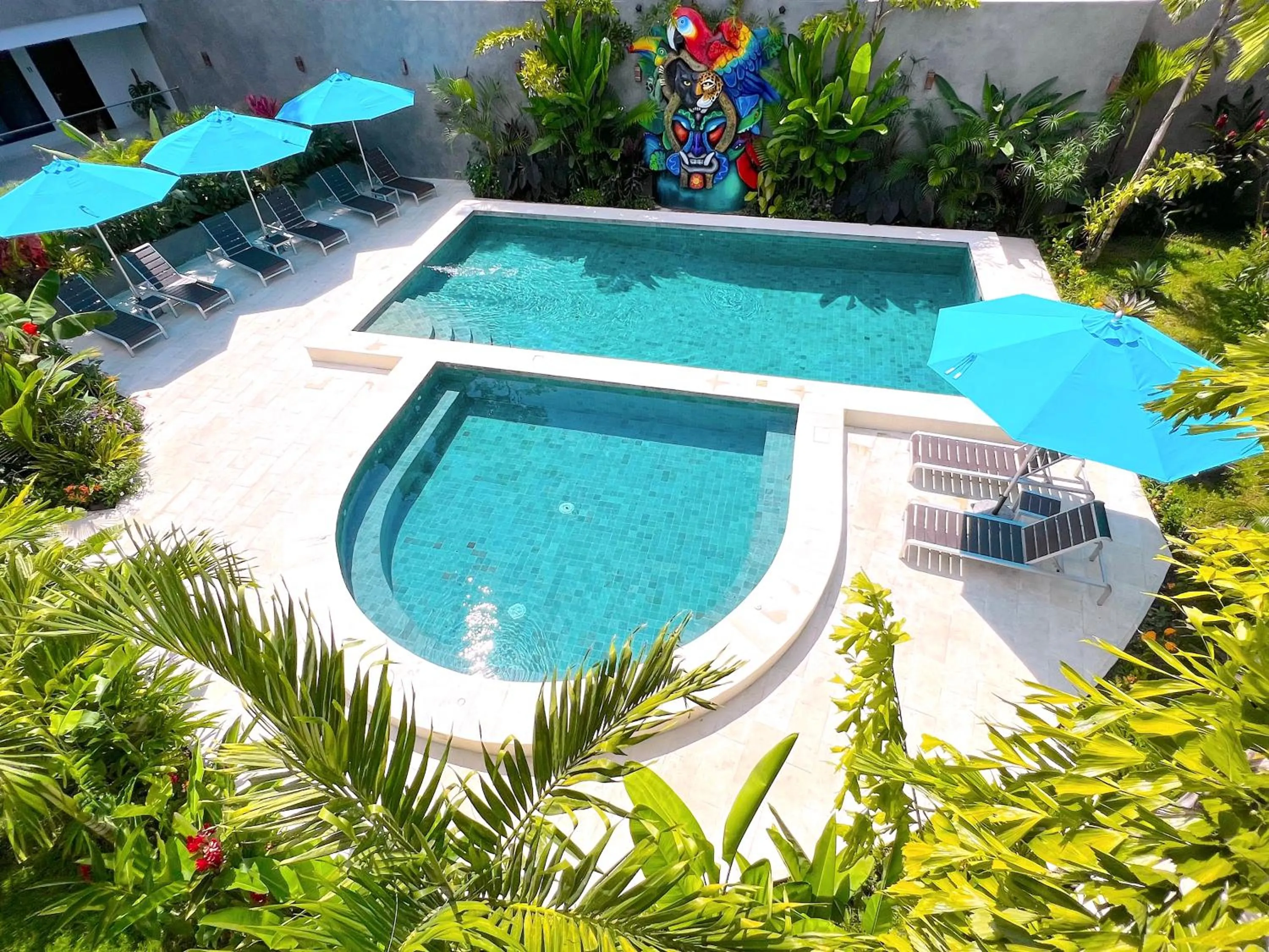 Swimming pool in Hotel Naoz