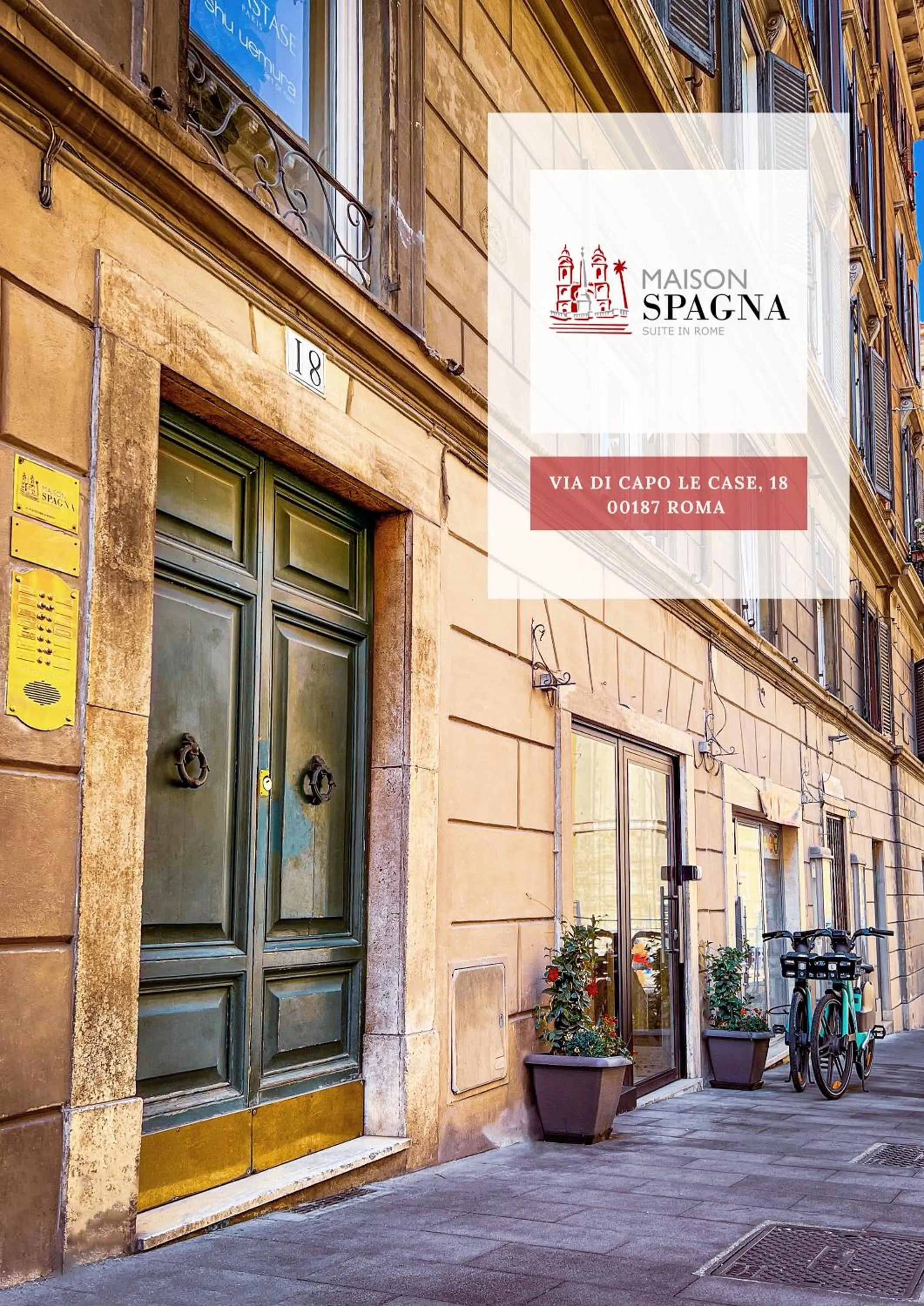 Property building in Maison Spagna Suites