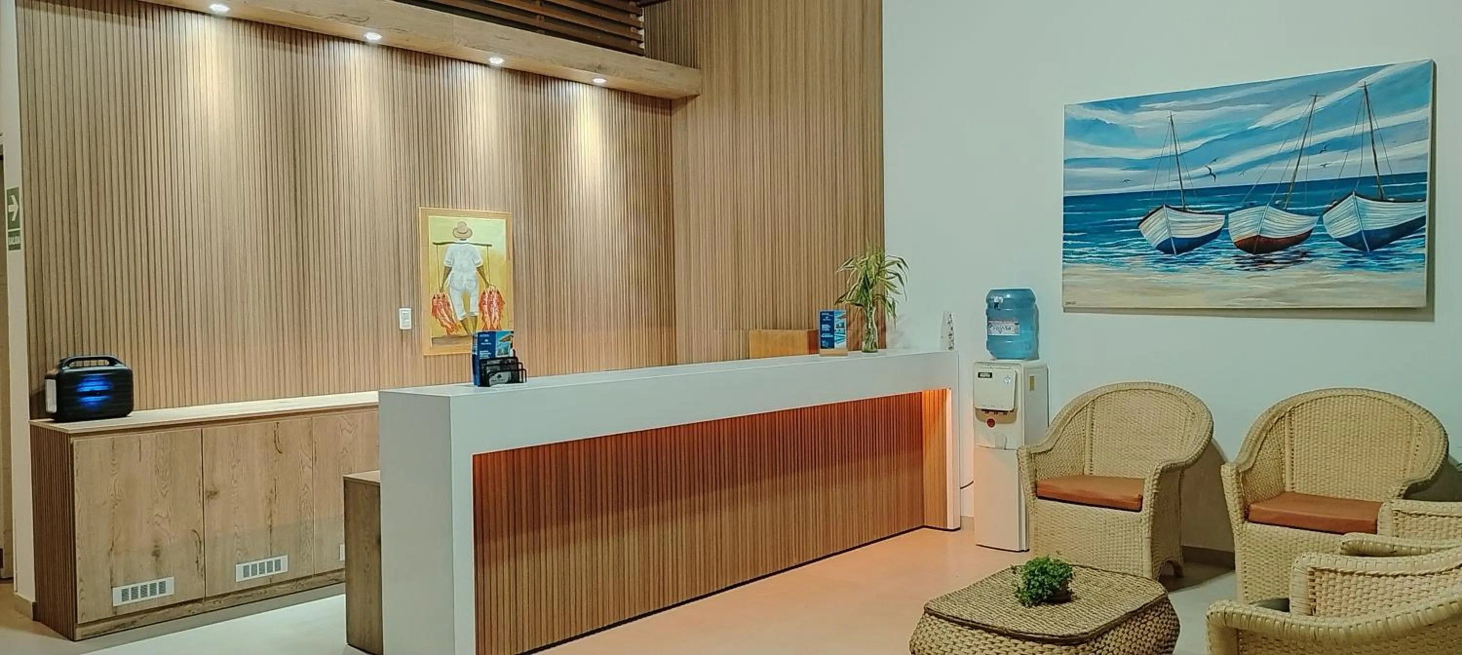 Lobby or reception in Prim Hotel Vichayito