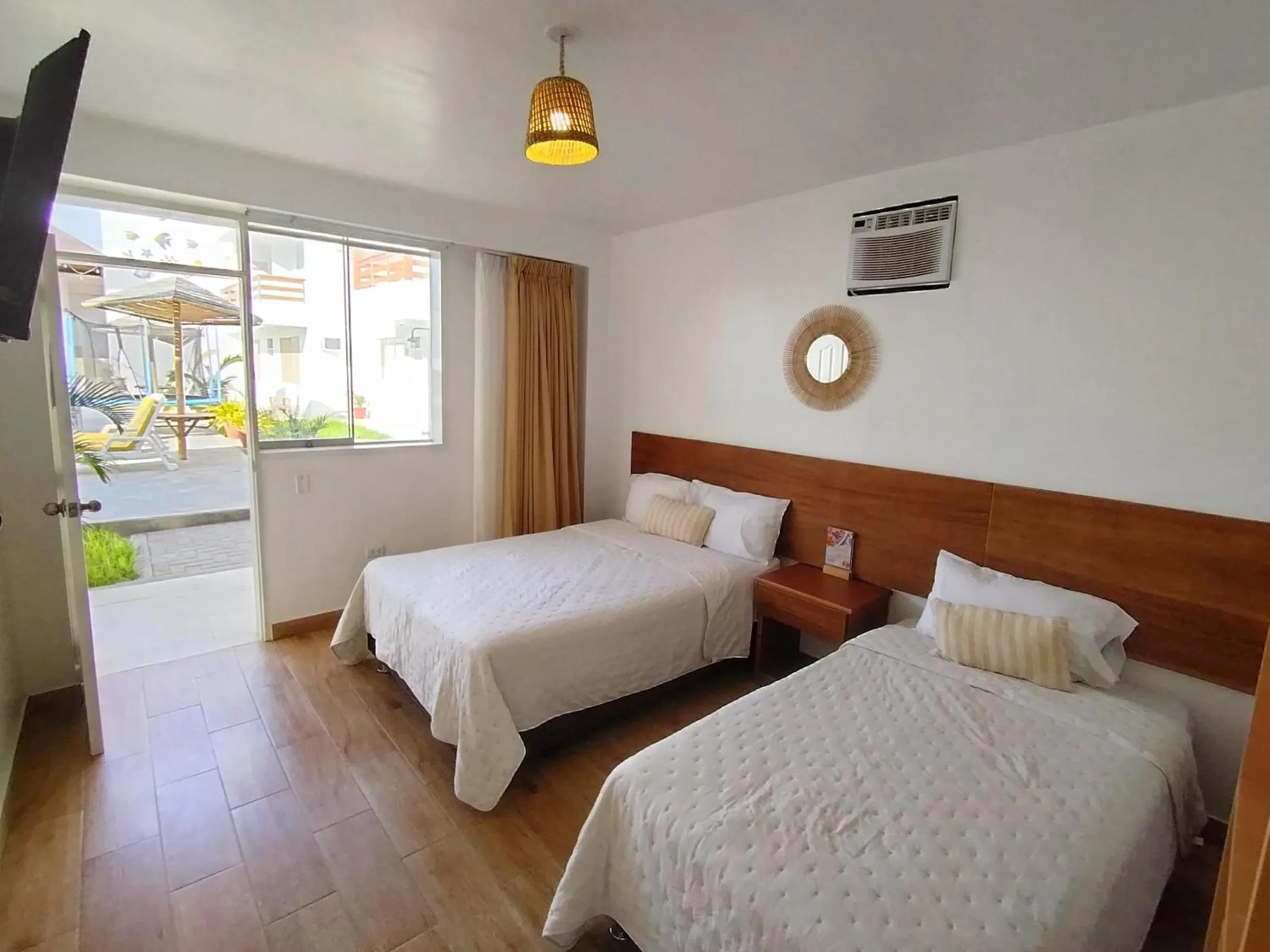 Bed in Prim Hotel Vichayito