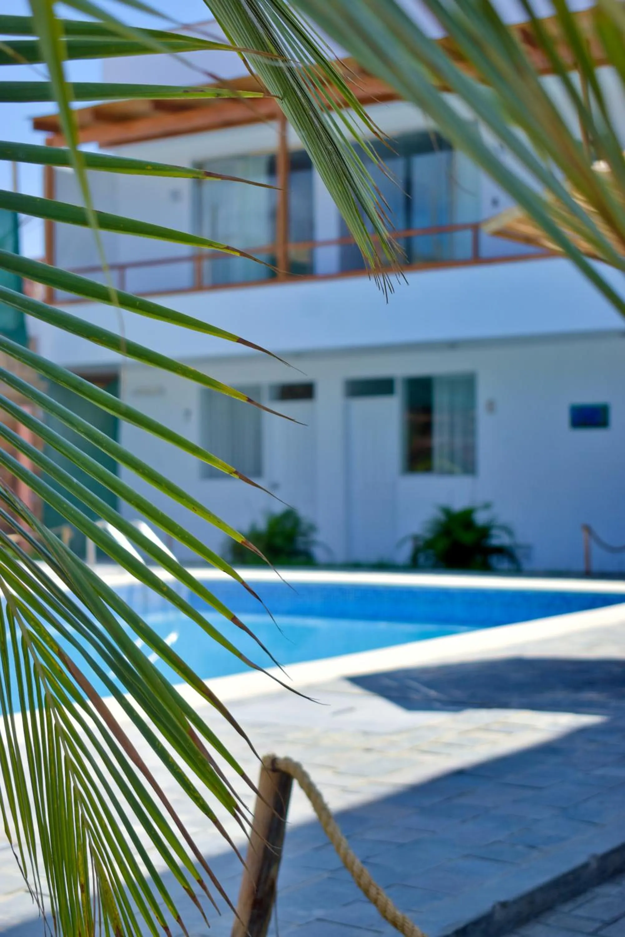 Pool view in Prim Hotel Vichayito