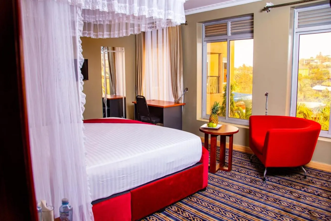 Bed in Lishi Resort Hotel