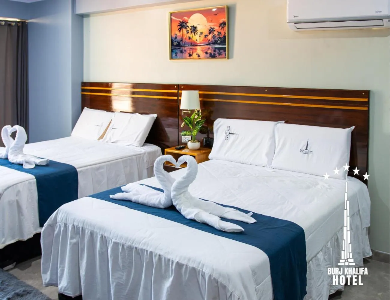 Bed in Hotel Burj Khalifa