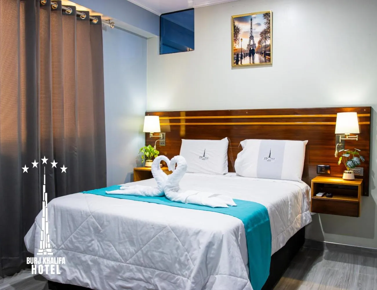 Bed in Hotel Burj Khalifa