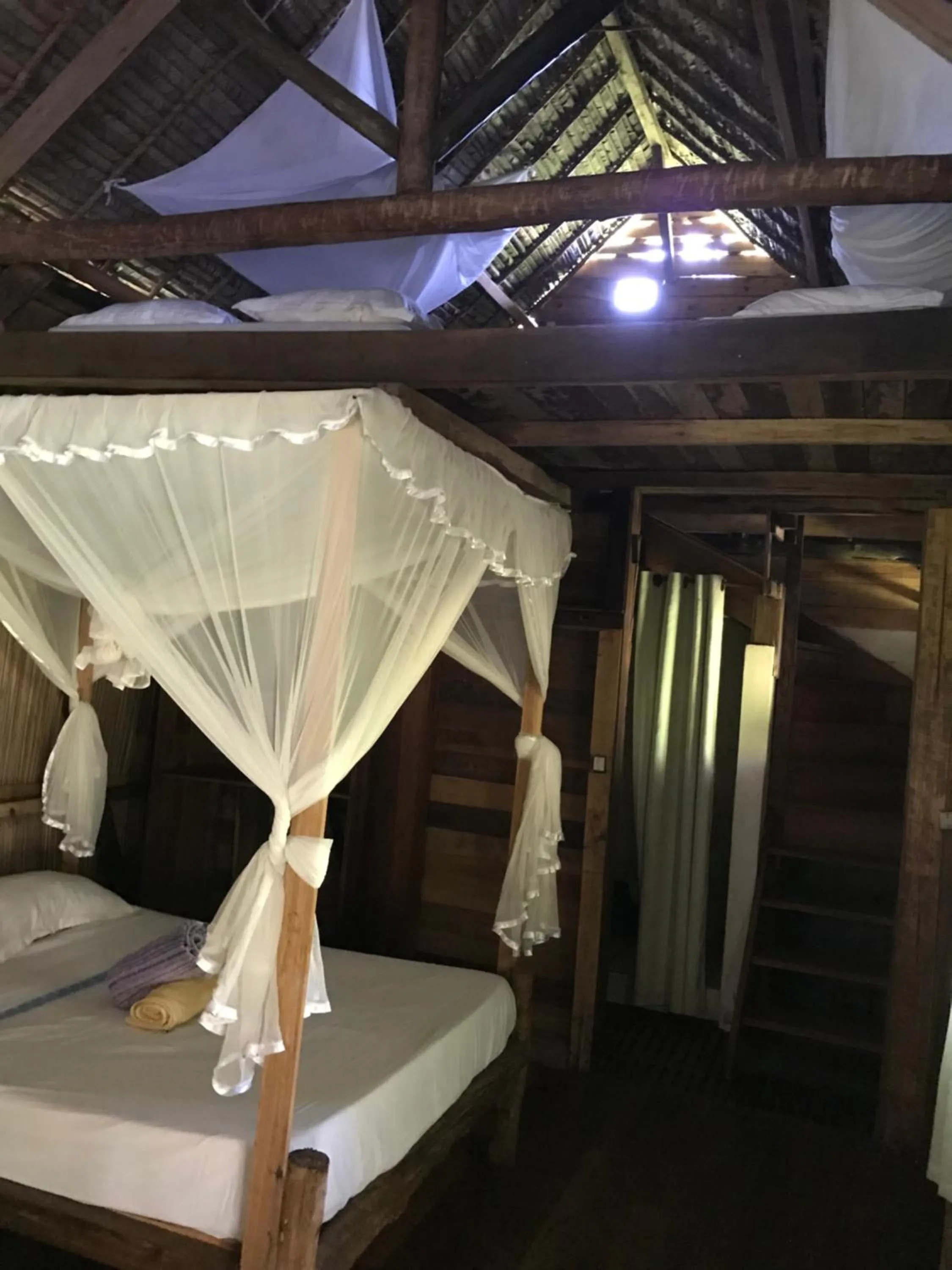 Bed in Hotel le Lagon