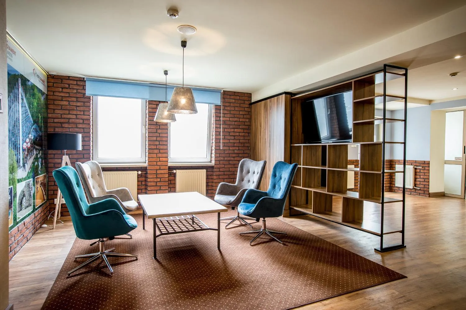 Communal lounge/ TV room in Park Hotel Diament Zabrze - Gliwice