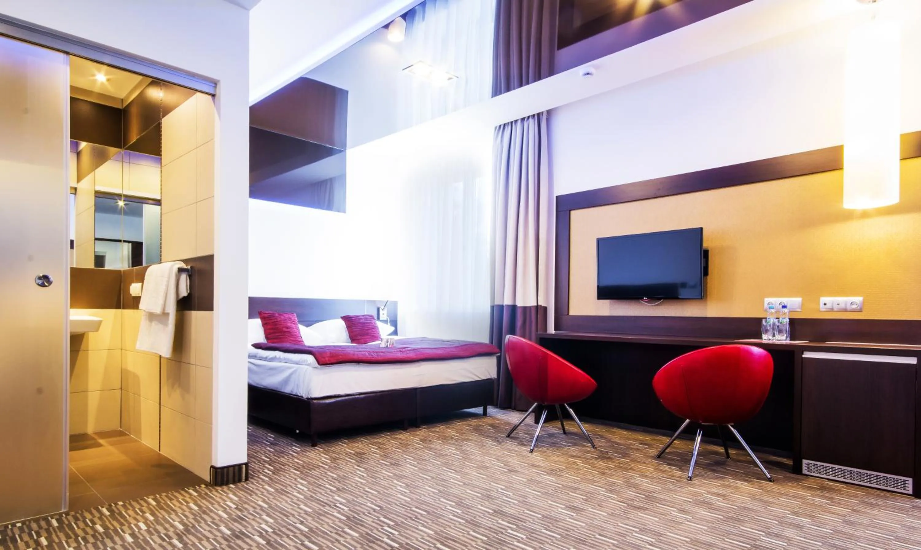 Bed in Park Hotel Diament Zabrze - Gliwice