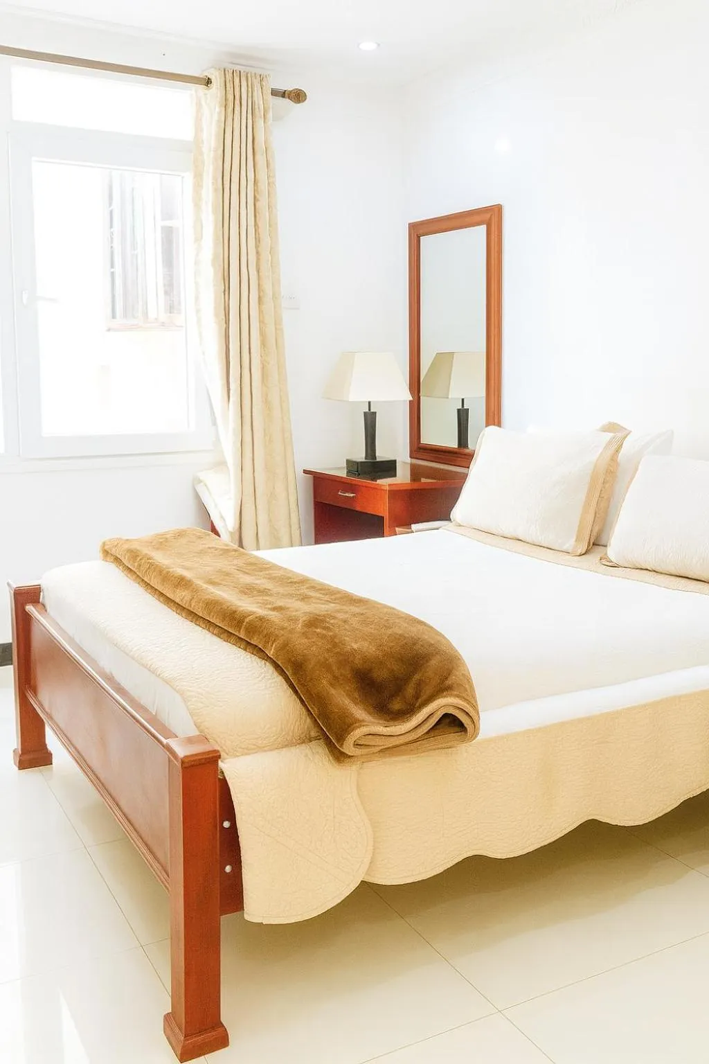 Bed in Rainbow Hotel