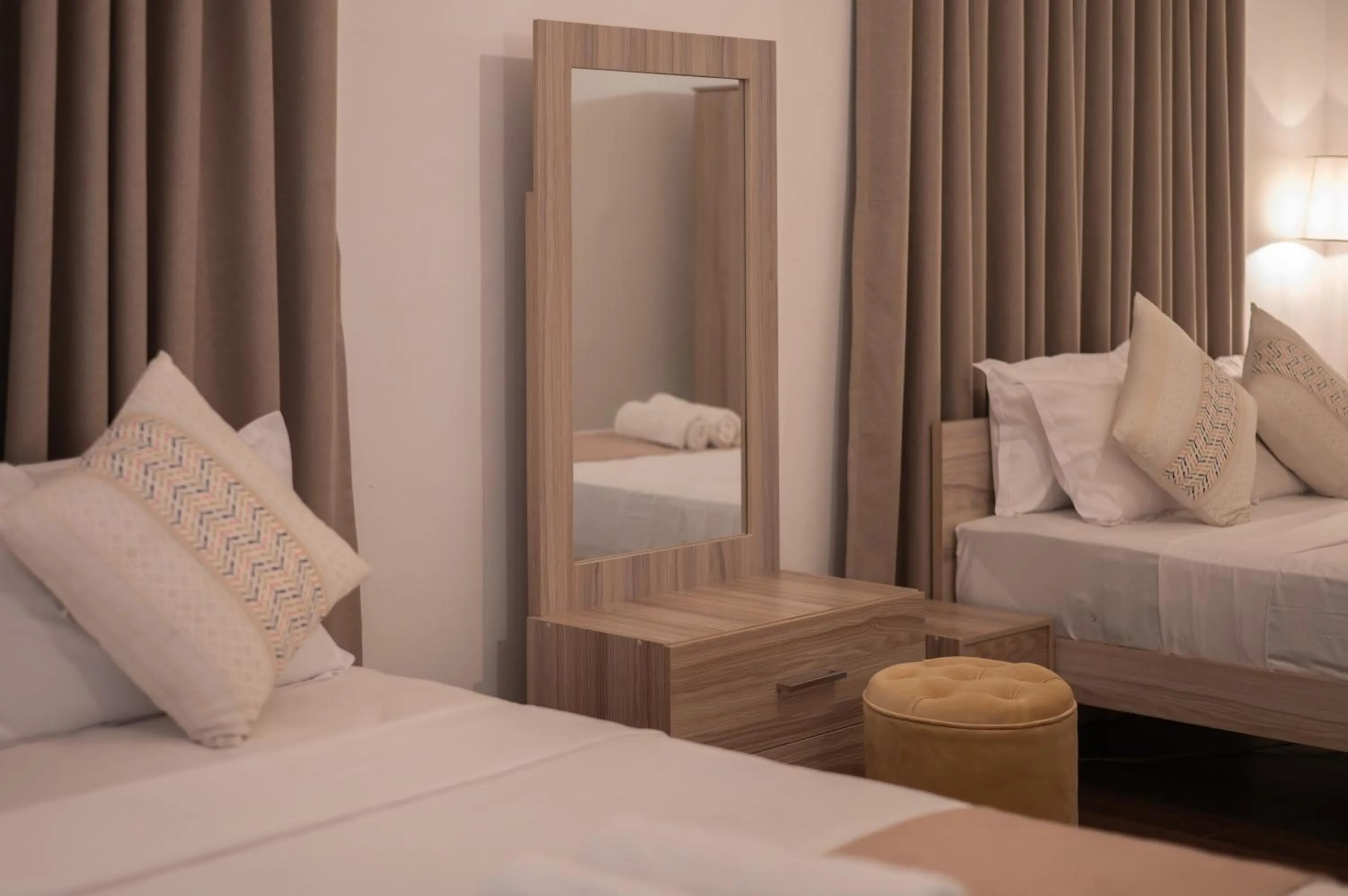 Bed in The Empyrean Airport Transit Hotel