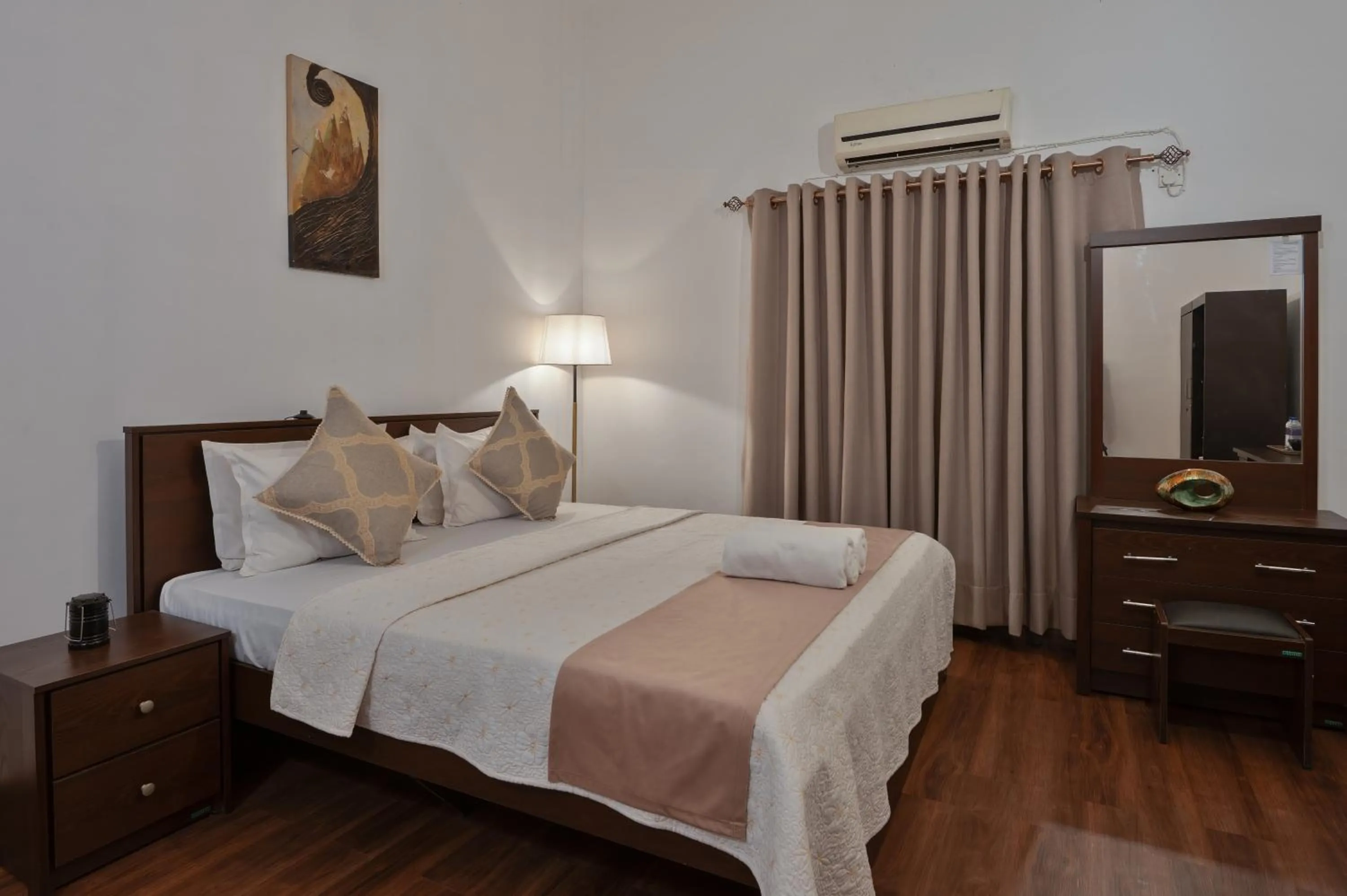 Bed in The Empyrean Airport Transit Hotel