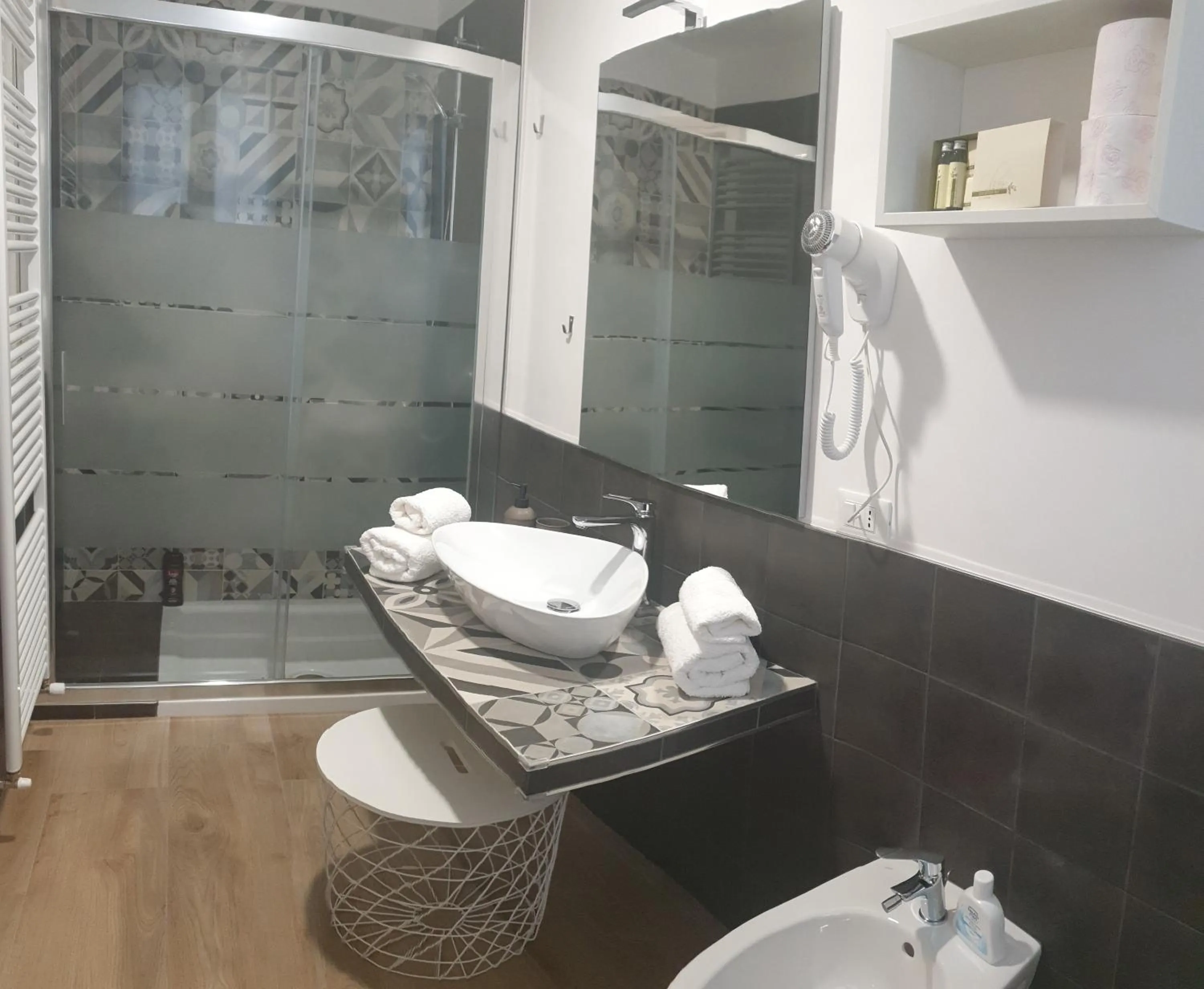 Shower in B&B La casa di Ale