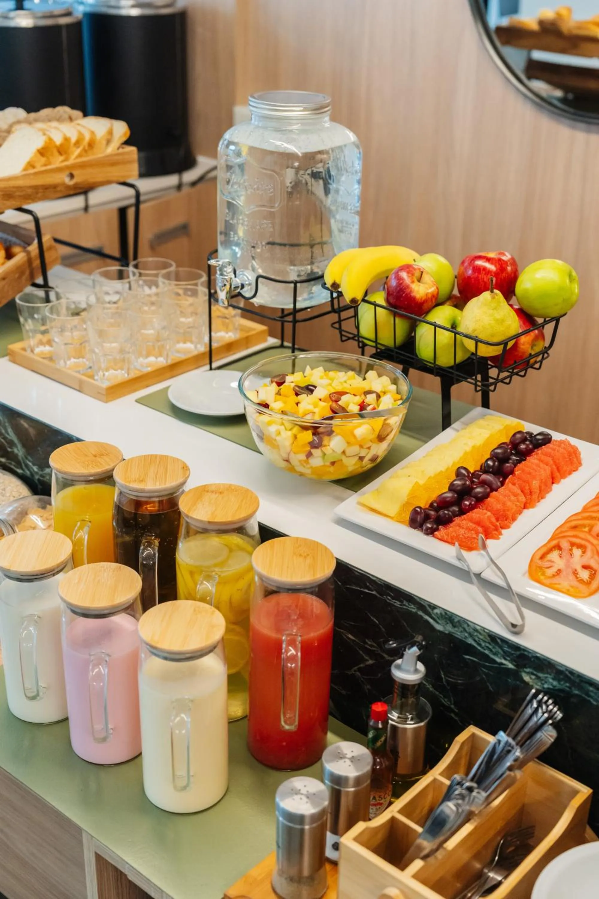 Buffet breakfast in Vain Boutique Hotel