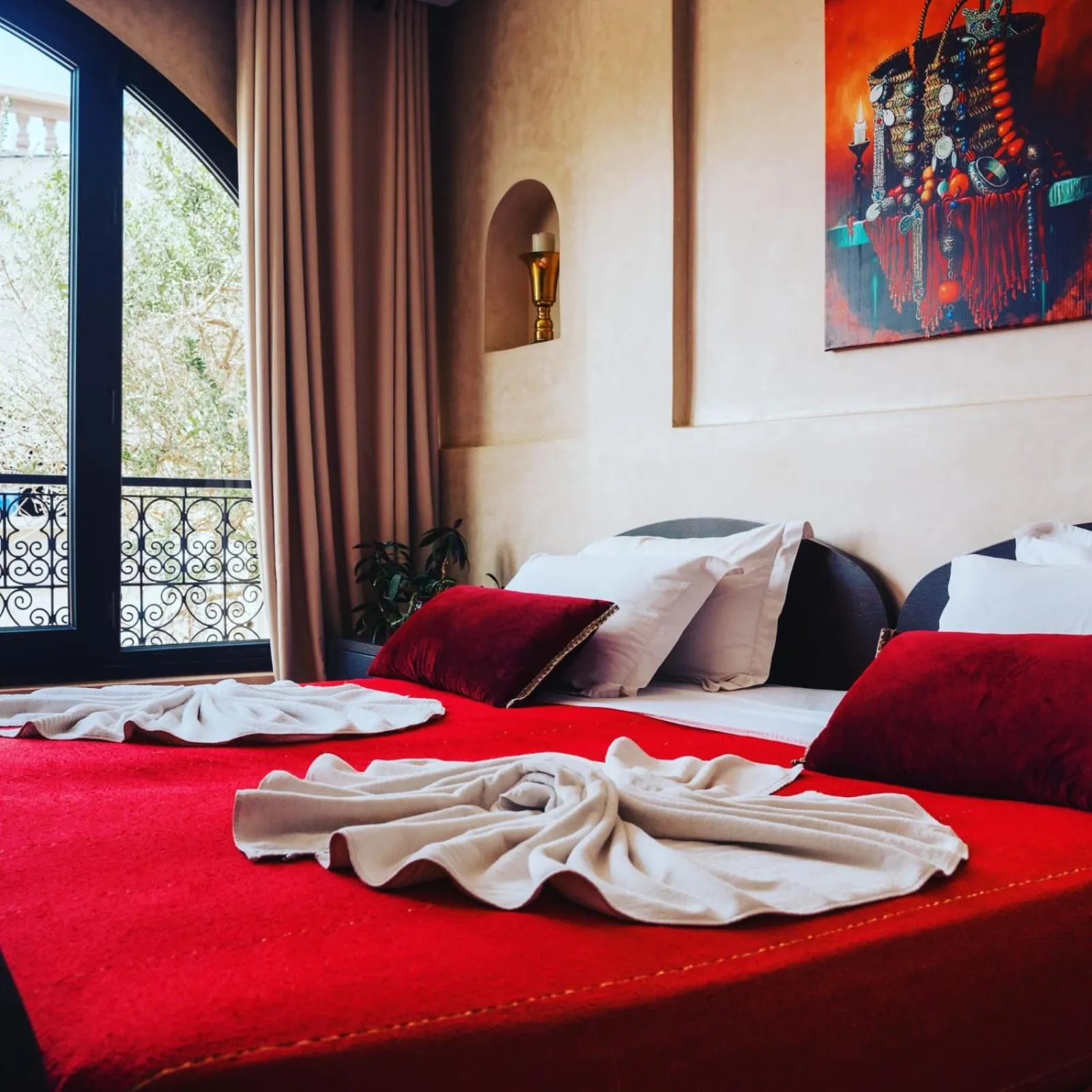 Bed in Auberge RIAD DLIM Tamraght