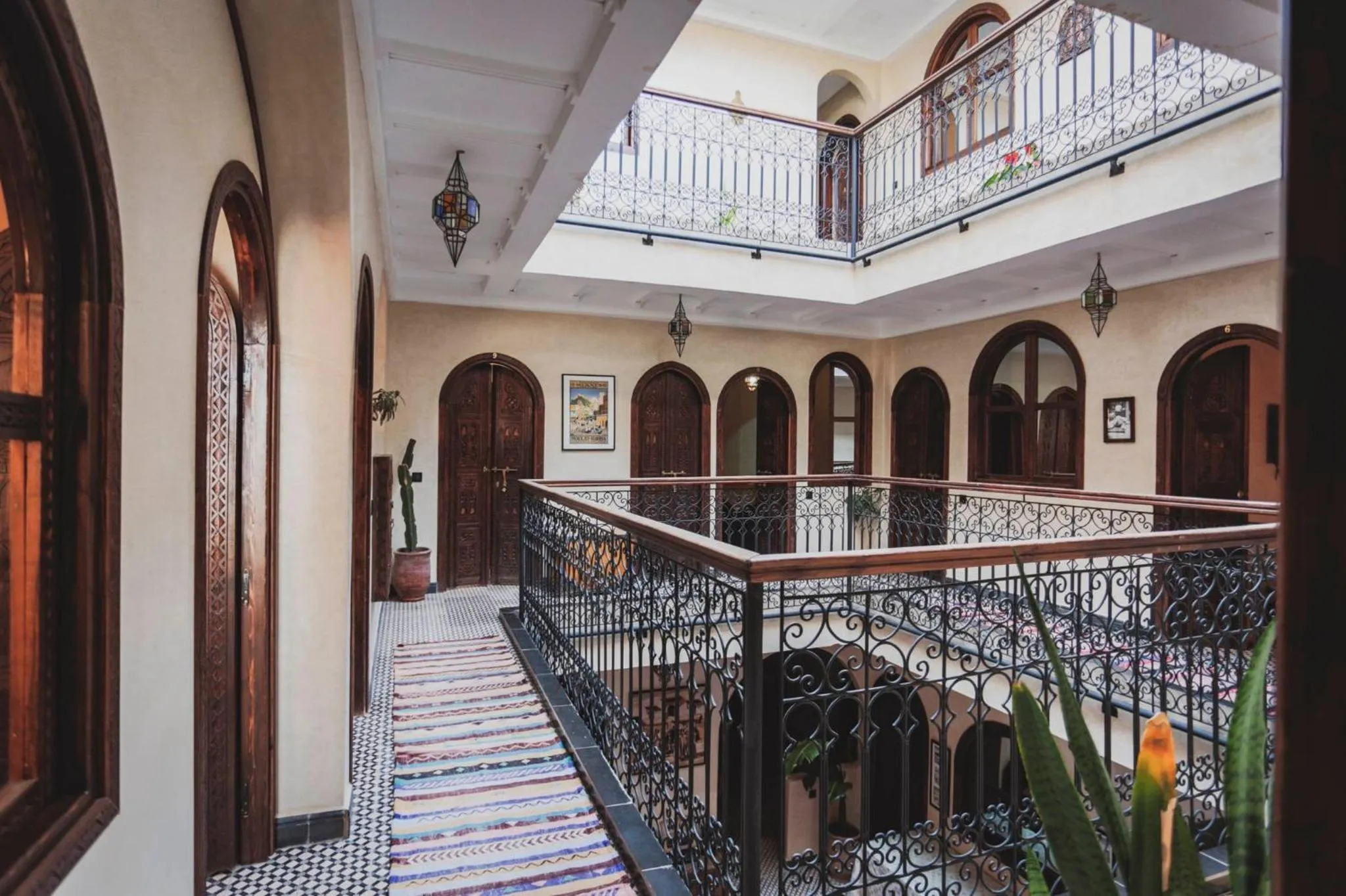 Patio in Auberge RIAD DLIM Tamraght