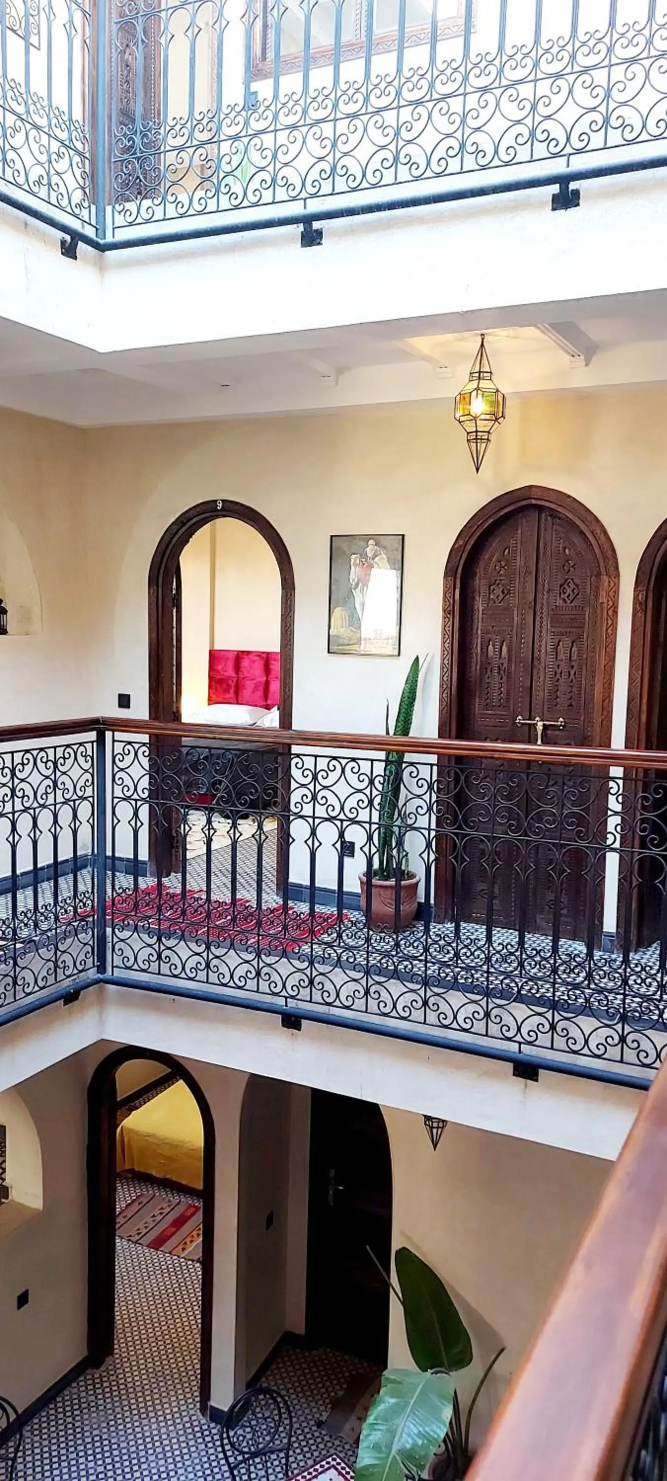 Patio in Auberge RIAD DLIM Tamraght