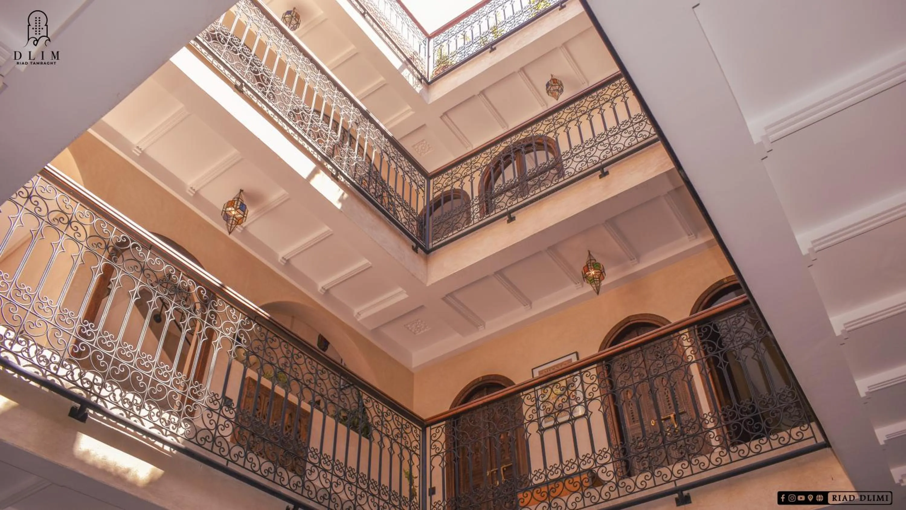 Patio in Auberge RIAD DLIM Tamraght