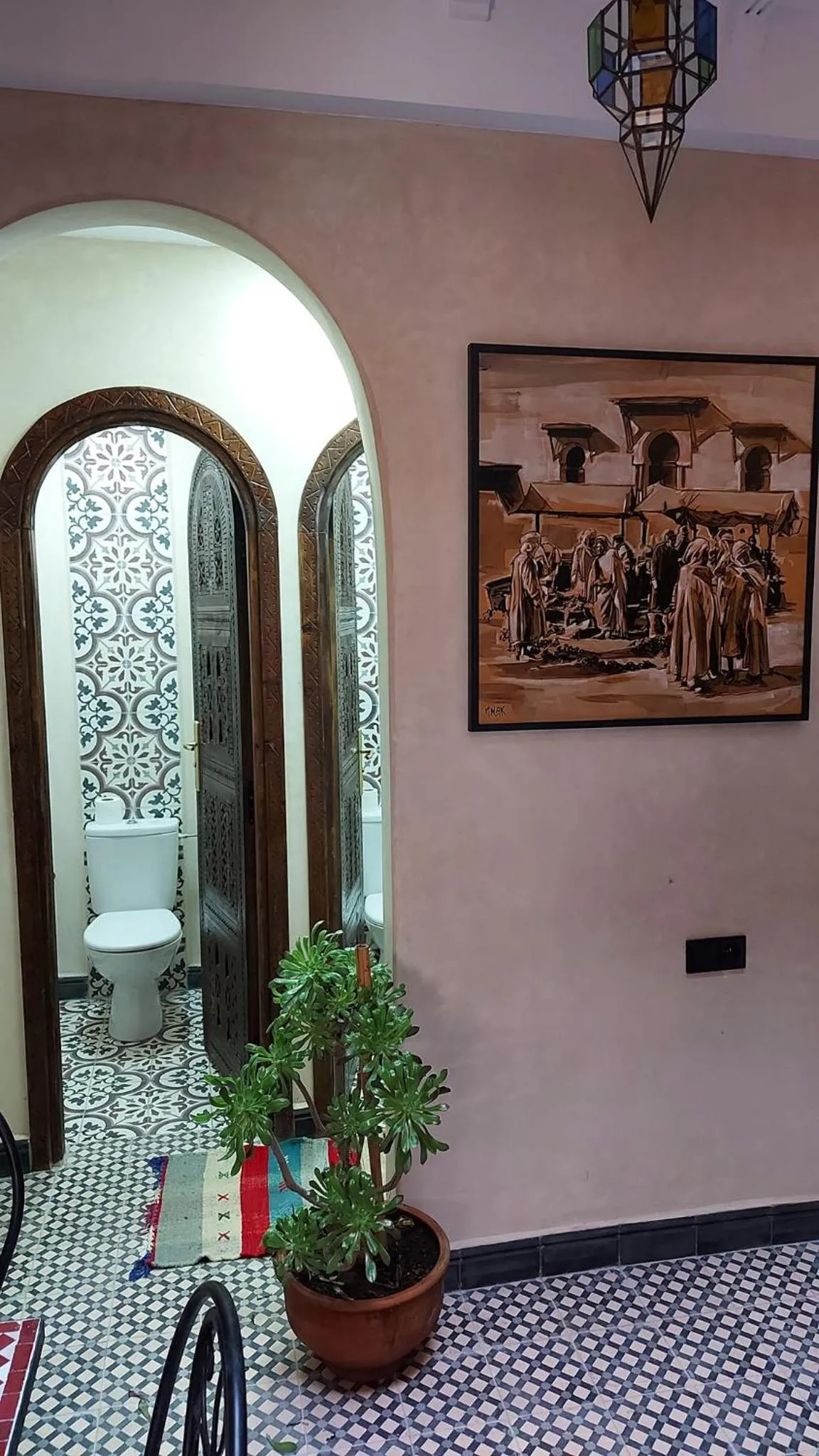 Toilet in Auberge RIAD DLIM Tamraght