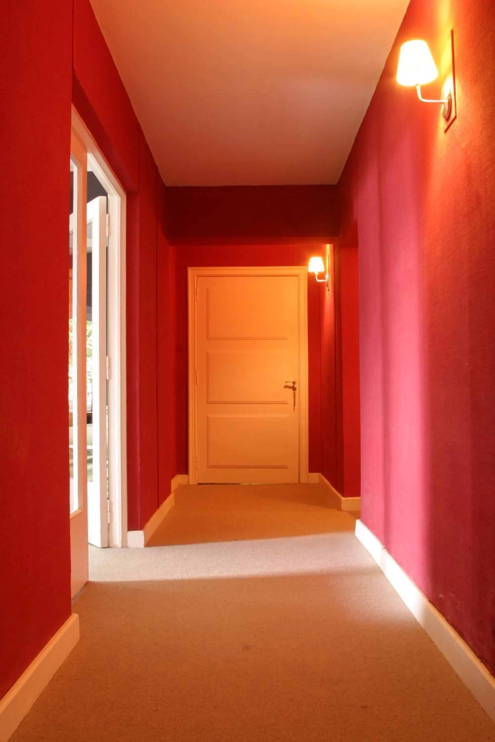 Property building, Bed in Hotel Tunquelén