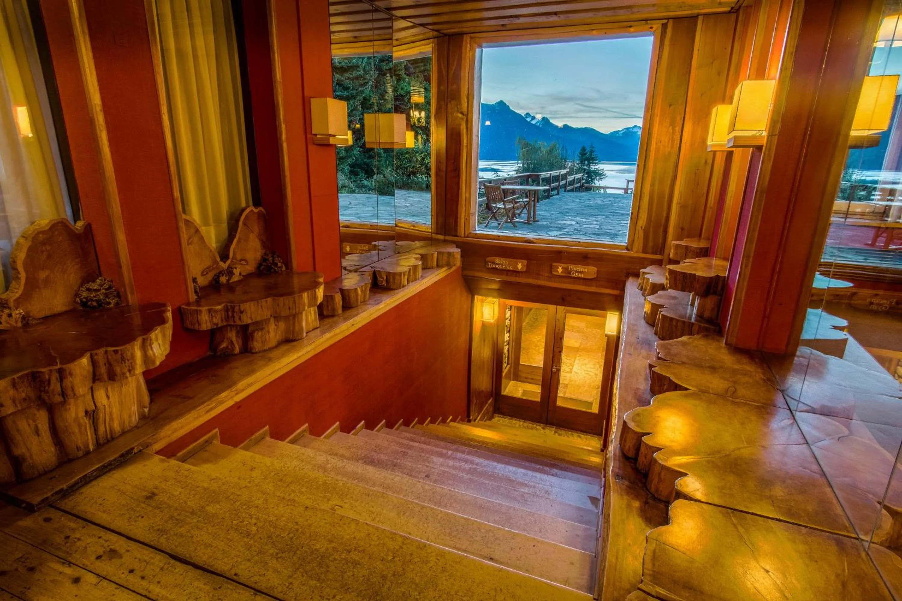 Property building, Bed in Hotel Tunquelén