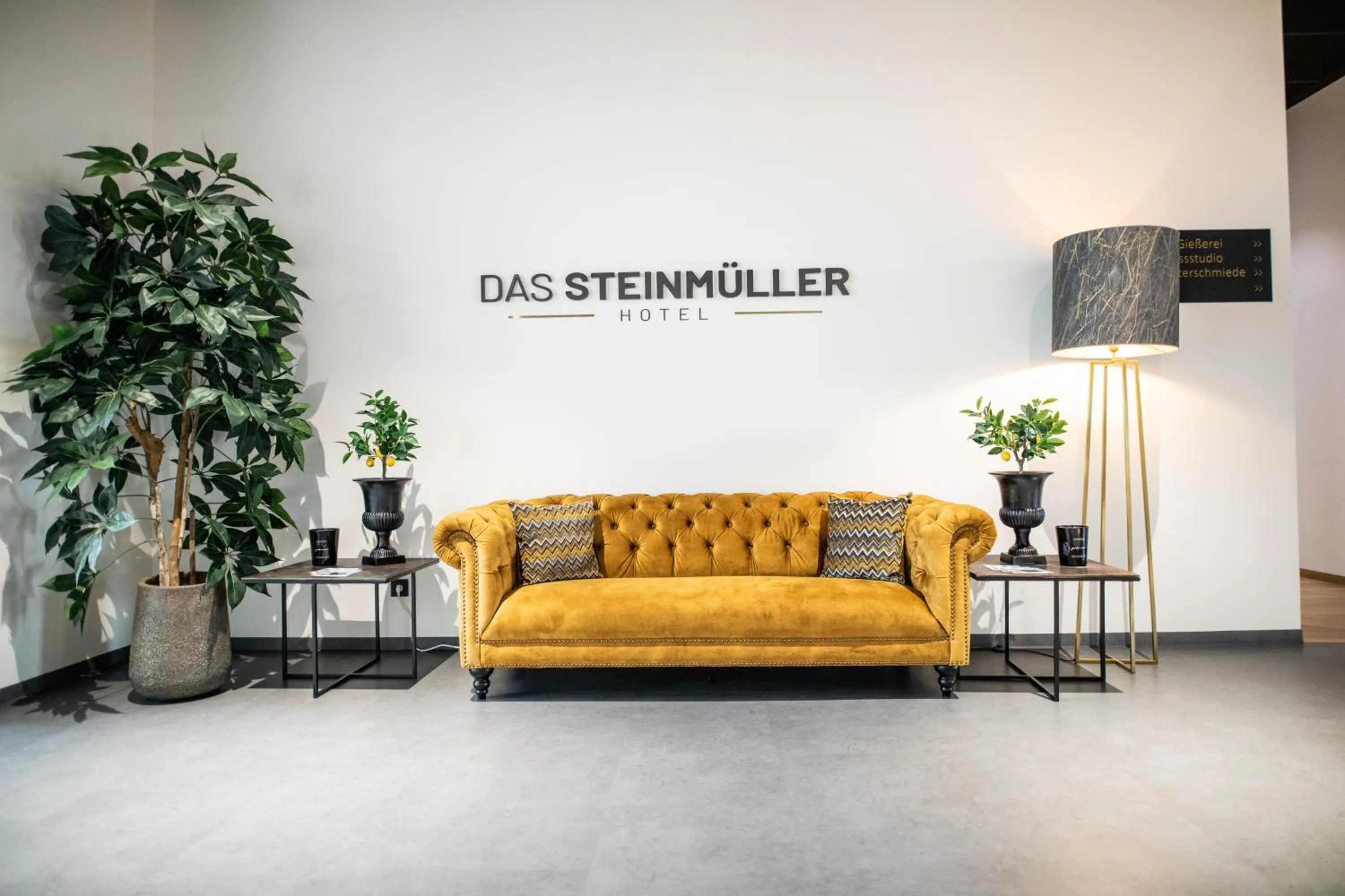 Lobby or reception in Das Steinmüller Hotel