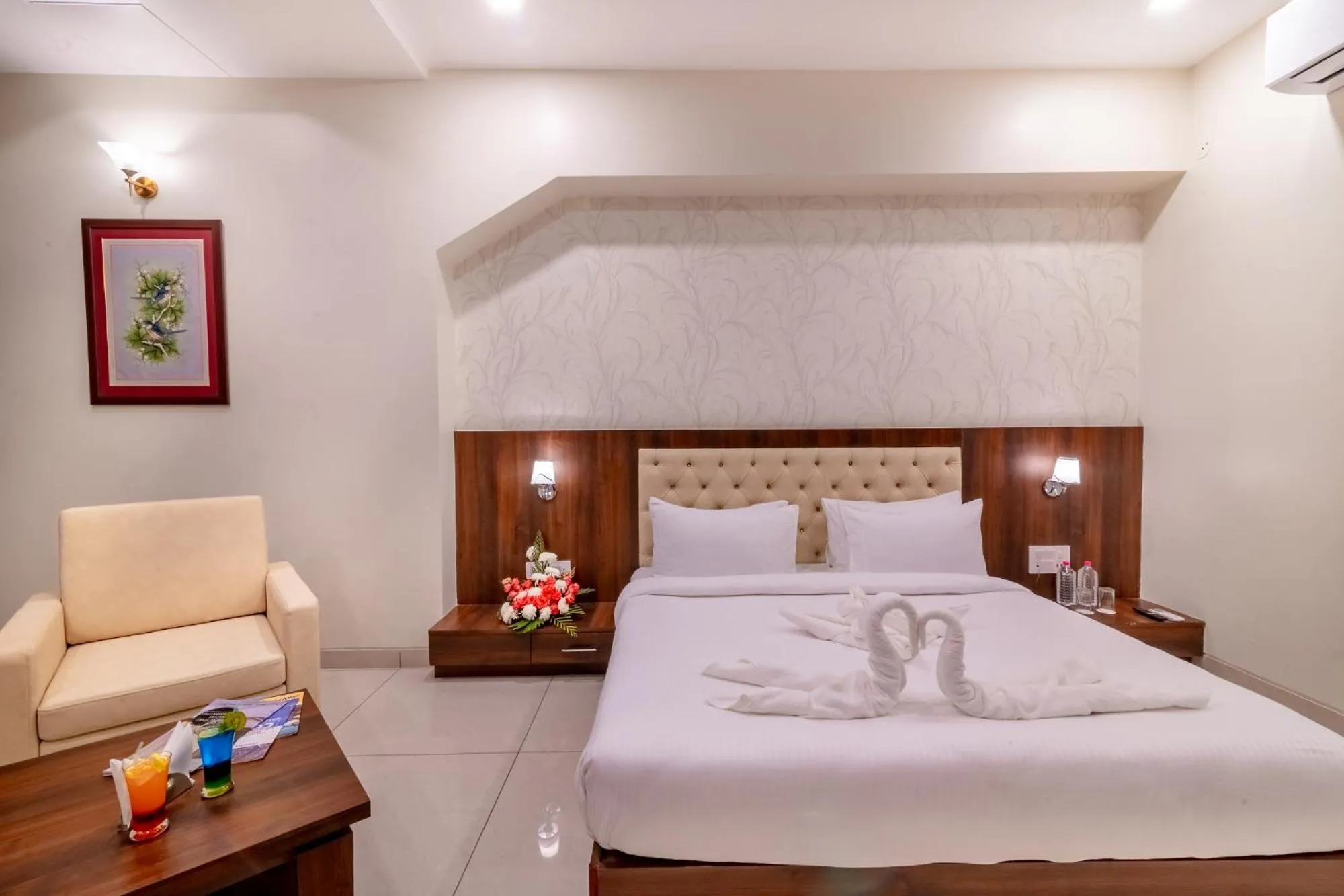 Bed in Savitri Resort