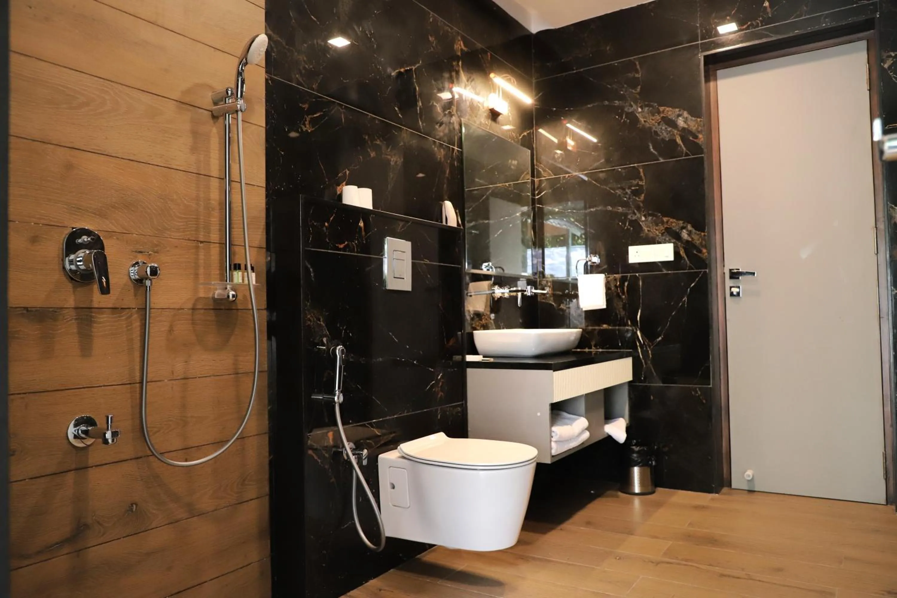 Shower in Savitri Resort