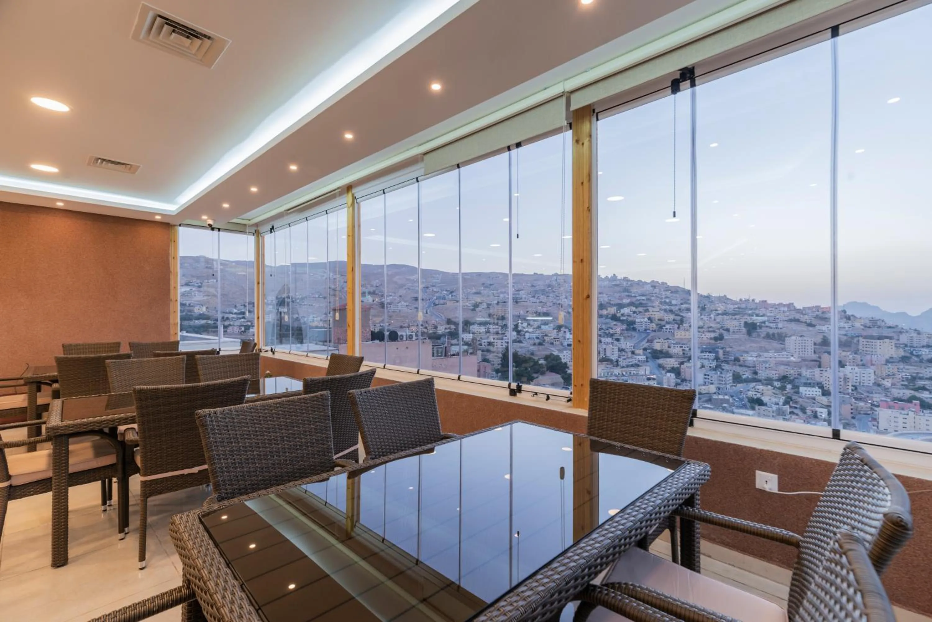 Seating area in Petra Elite Hotel