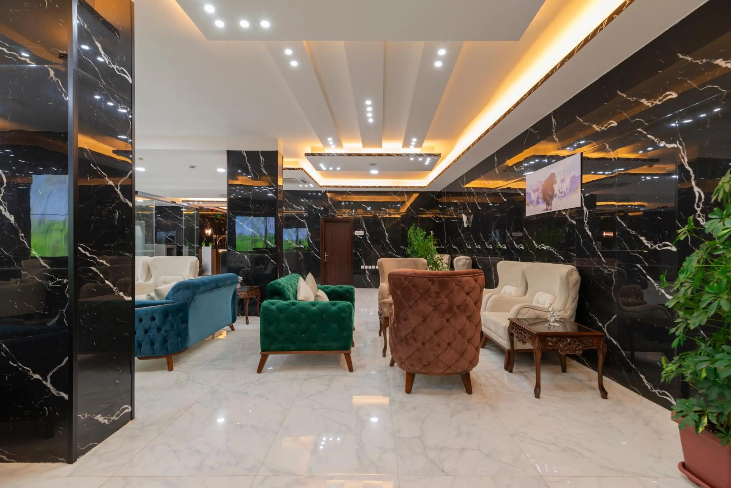 Living room in Petra Elite Hotel