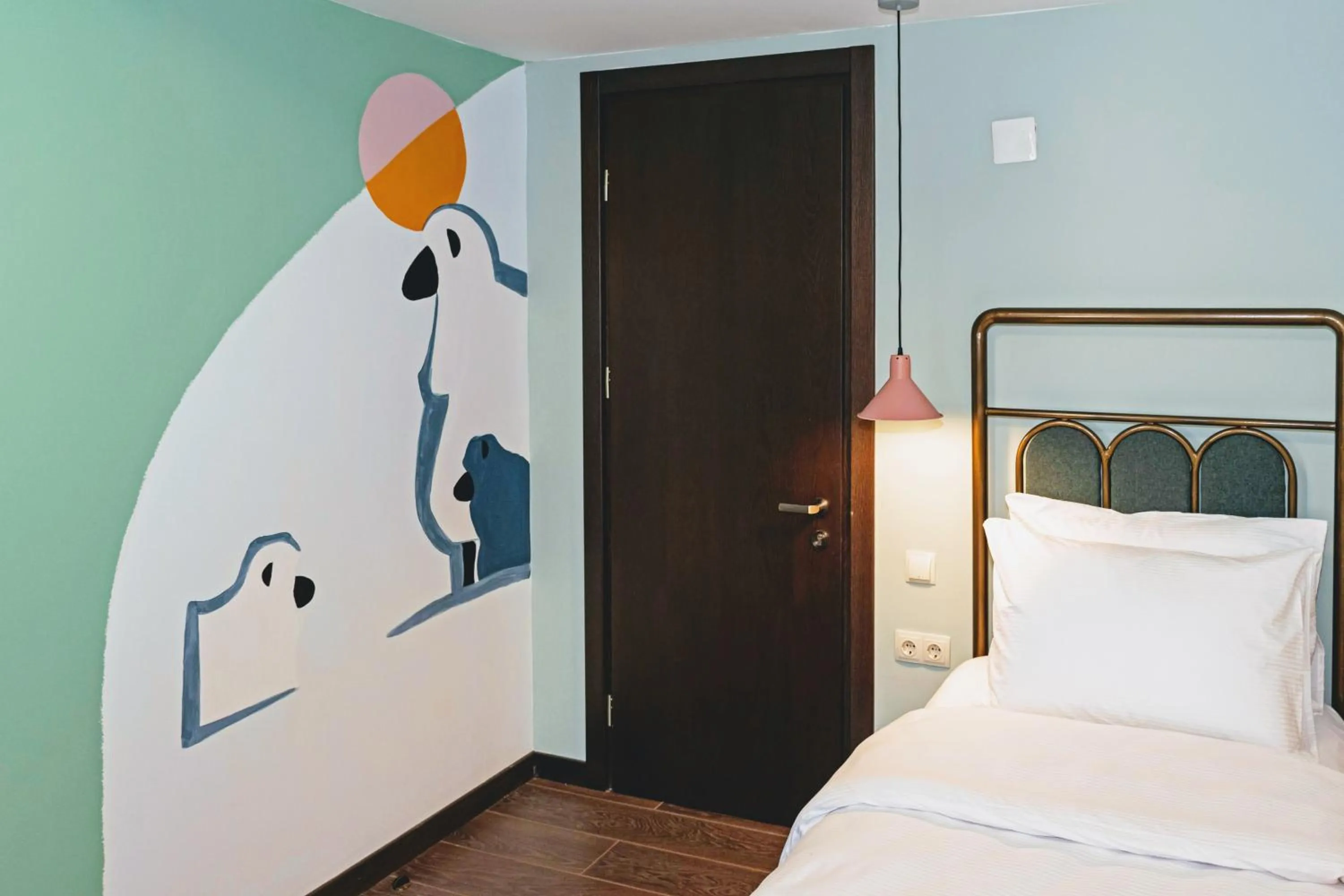 Bed in Paliani Hotel