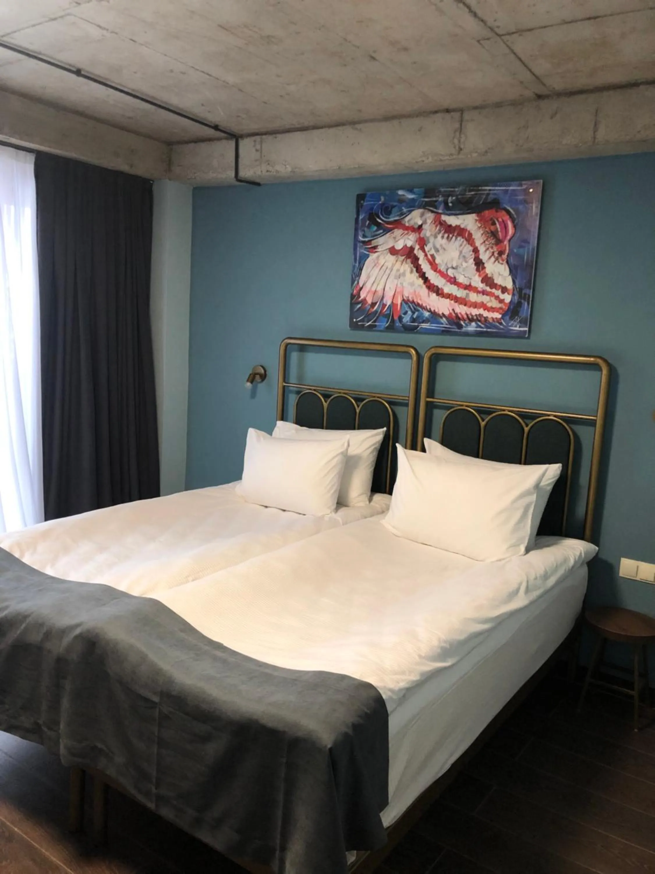 Bed in Paliani Hotel